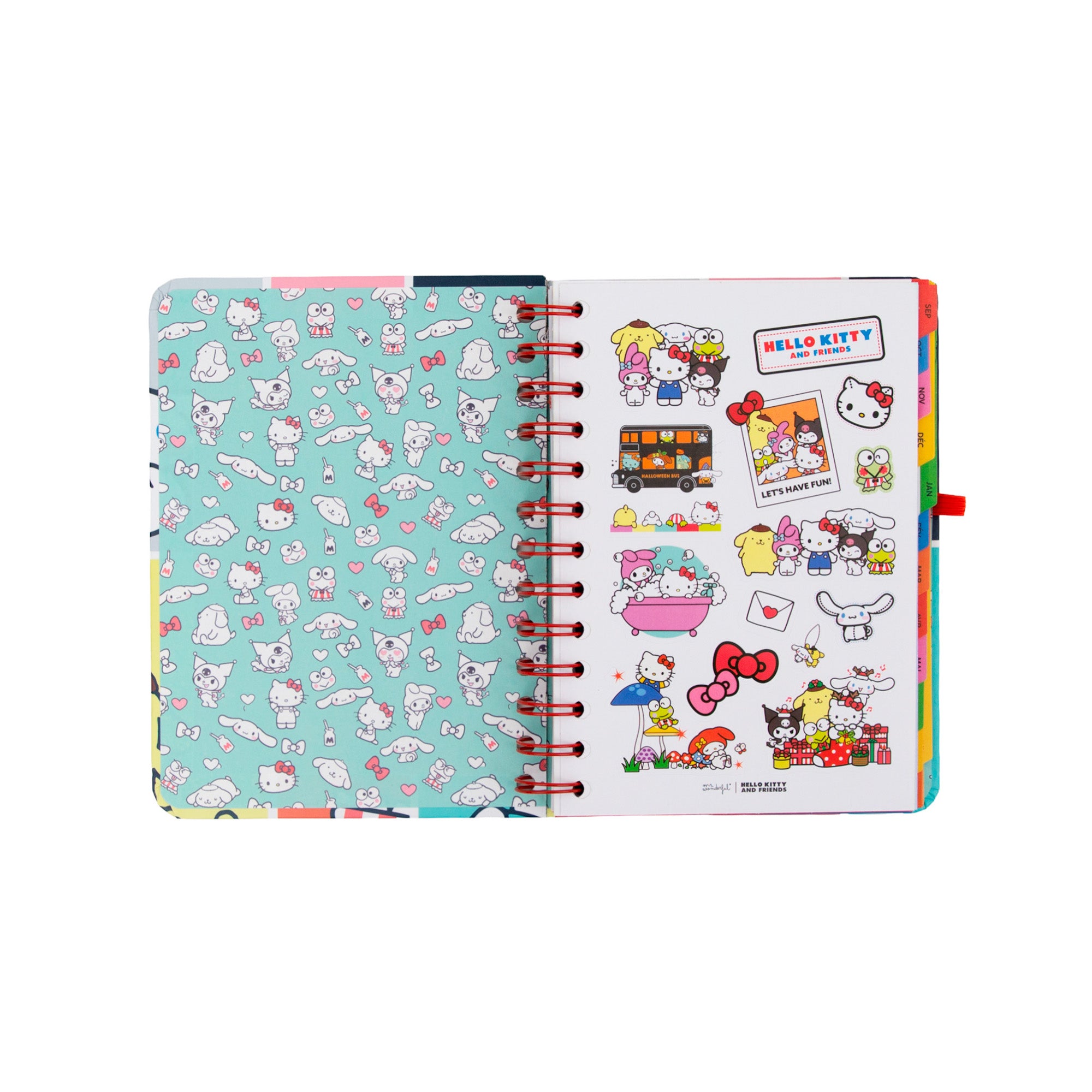 Agenda 2026-27 petit Hello Kitty&Friends Hebdomadaire + 3 Bo-Bo - On est la meilleure équipe