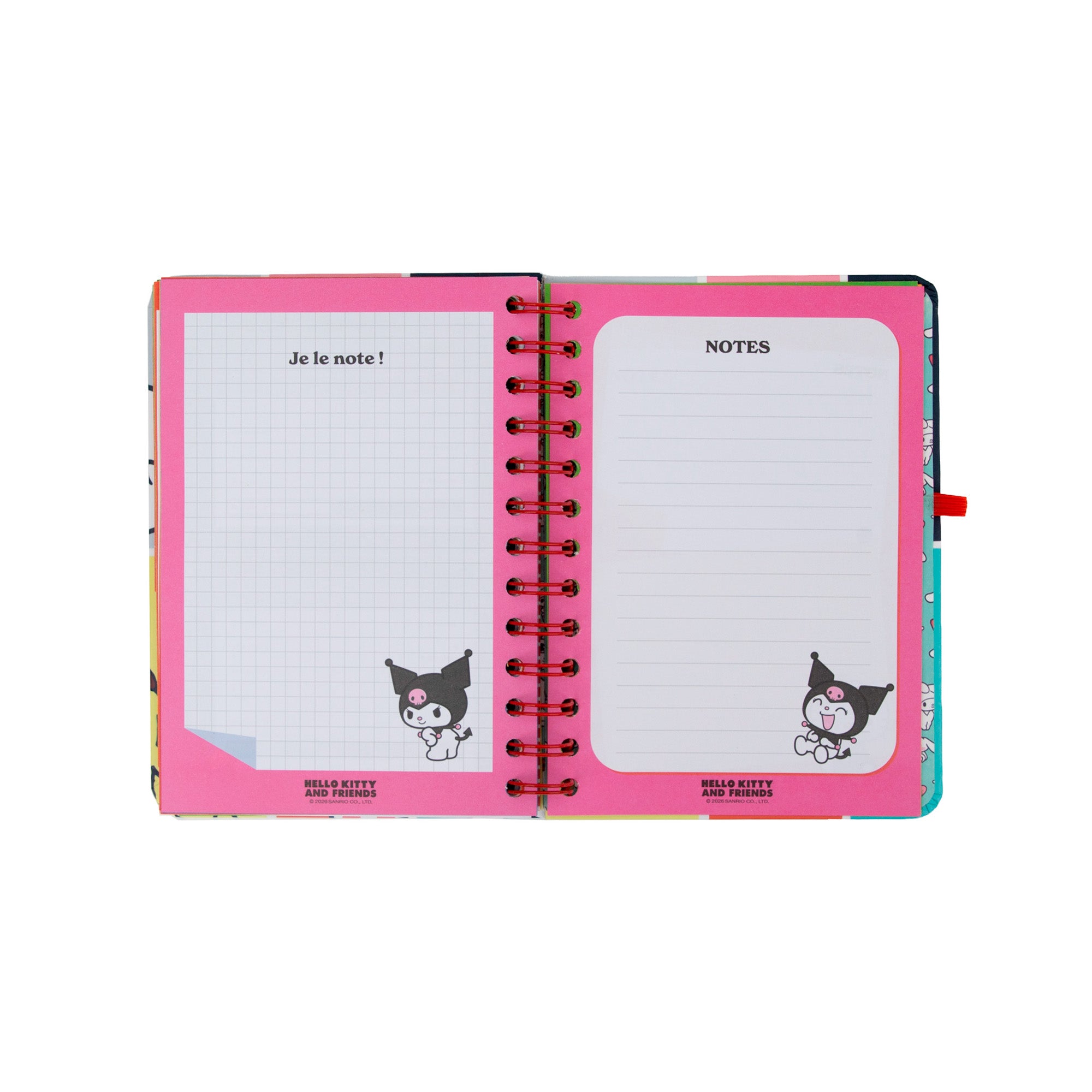 Agenda 2026-27 petit Hello Kitty&Friends Hebdomadaire + 3 Bo-Bo - On est la meilleure équipe