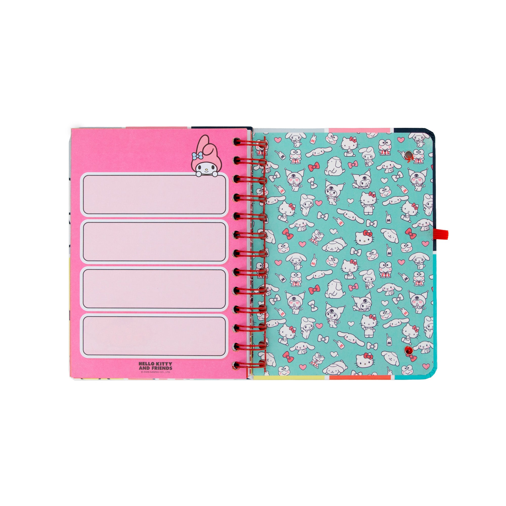 Agenda 2026-27 petit Hello Kitty&Friends Hebdomadaire + 3 Bo-Bo - On est la meilleure équipe