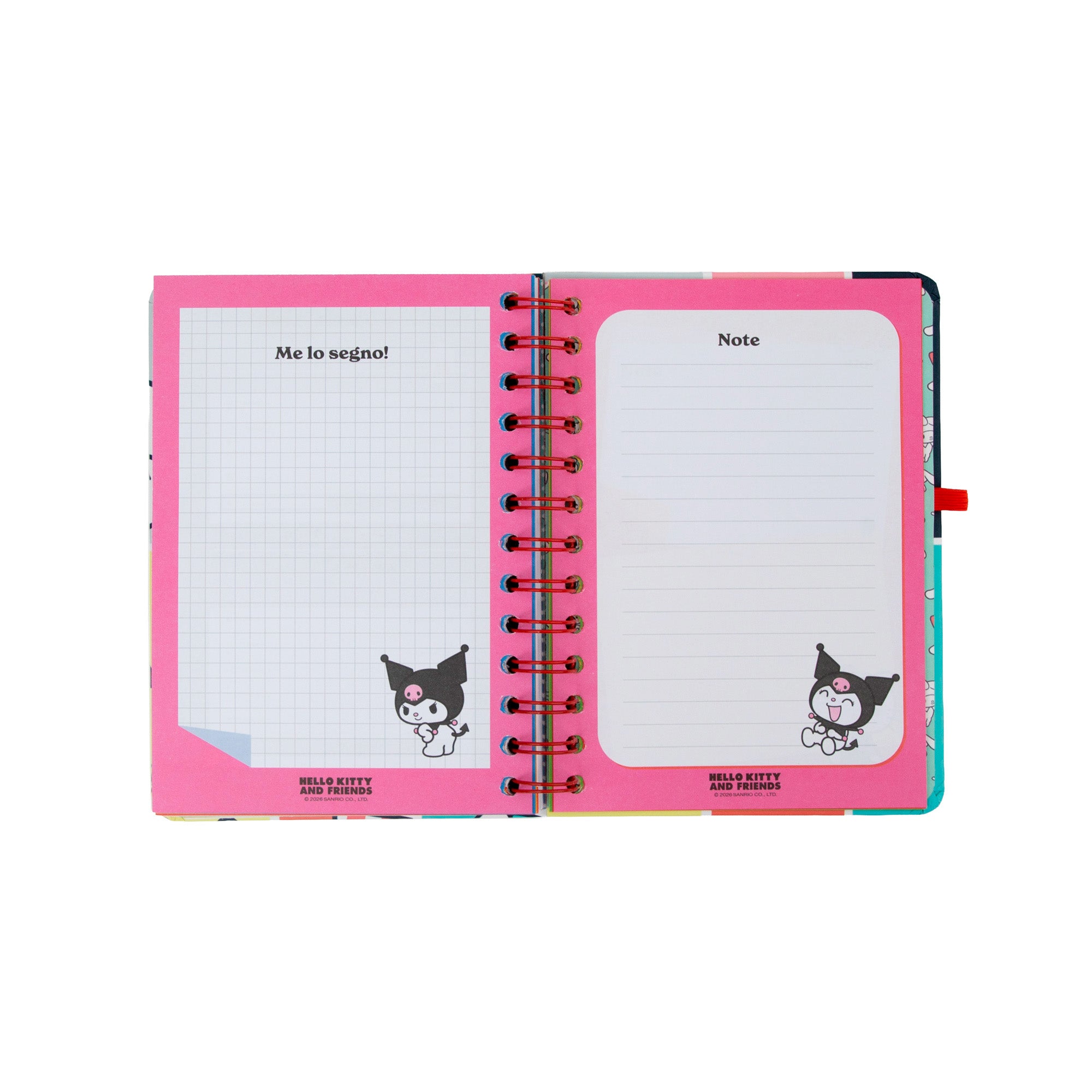 Diario 2026-27 piccolo Hello Kitty&Friends Settimanale + 3 Bo-Bo - Siamo la squadra migliore