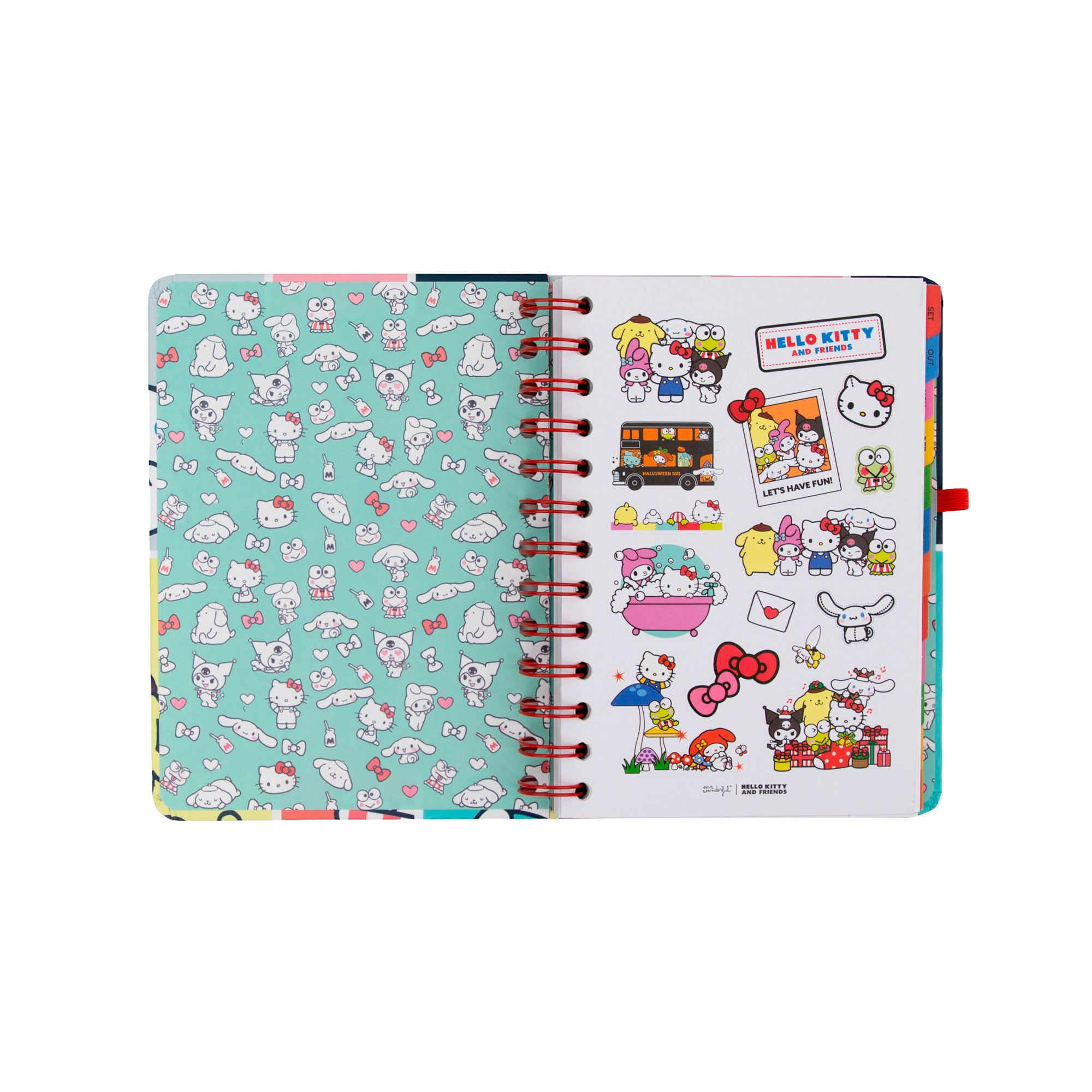 Agenda 2026-27 pequena Hello Kitty&Friends Semanal + 3 Bo-Bo - Somos a melhor equipa