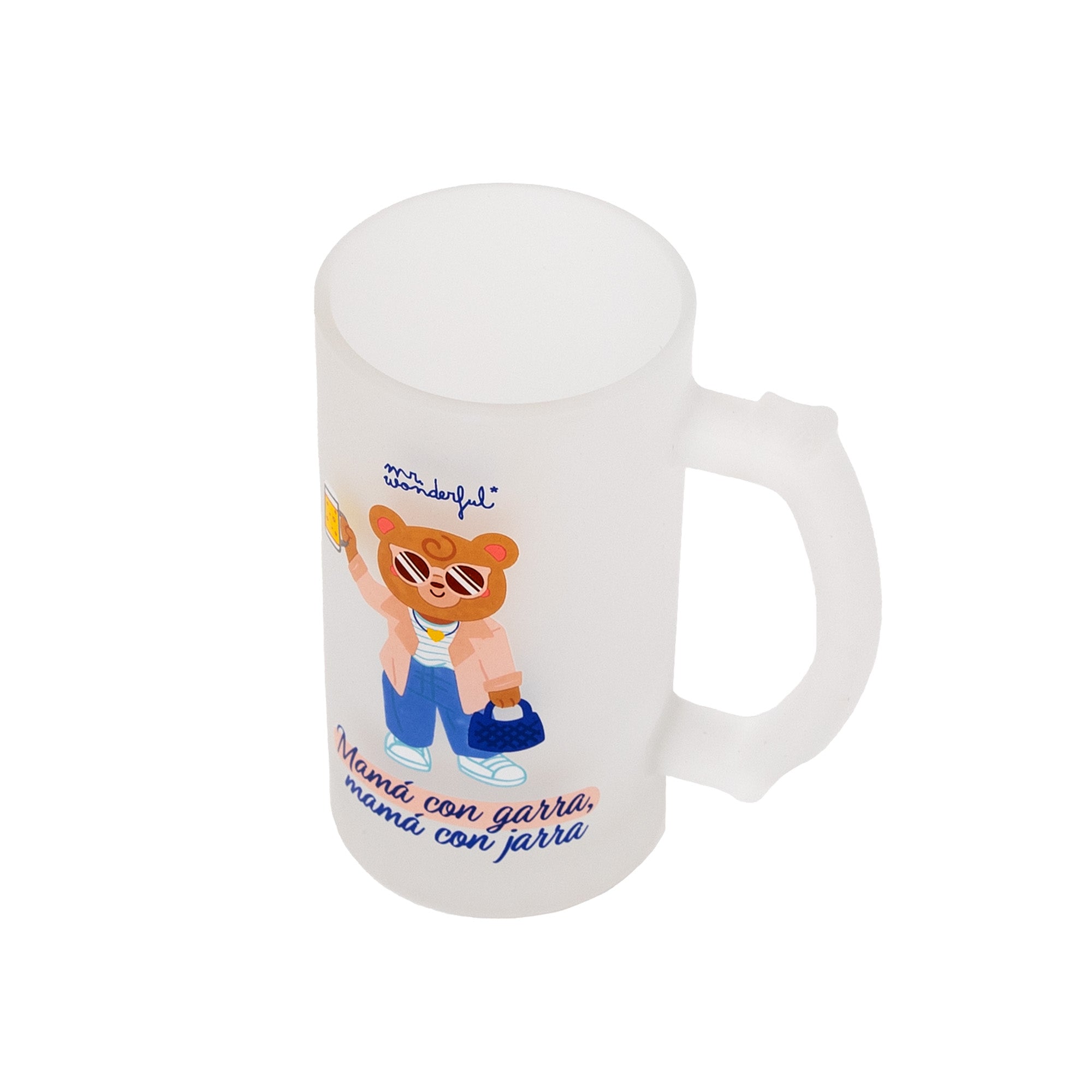 Jarra de cerveza - Mamá con garra, mamá con jarra