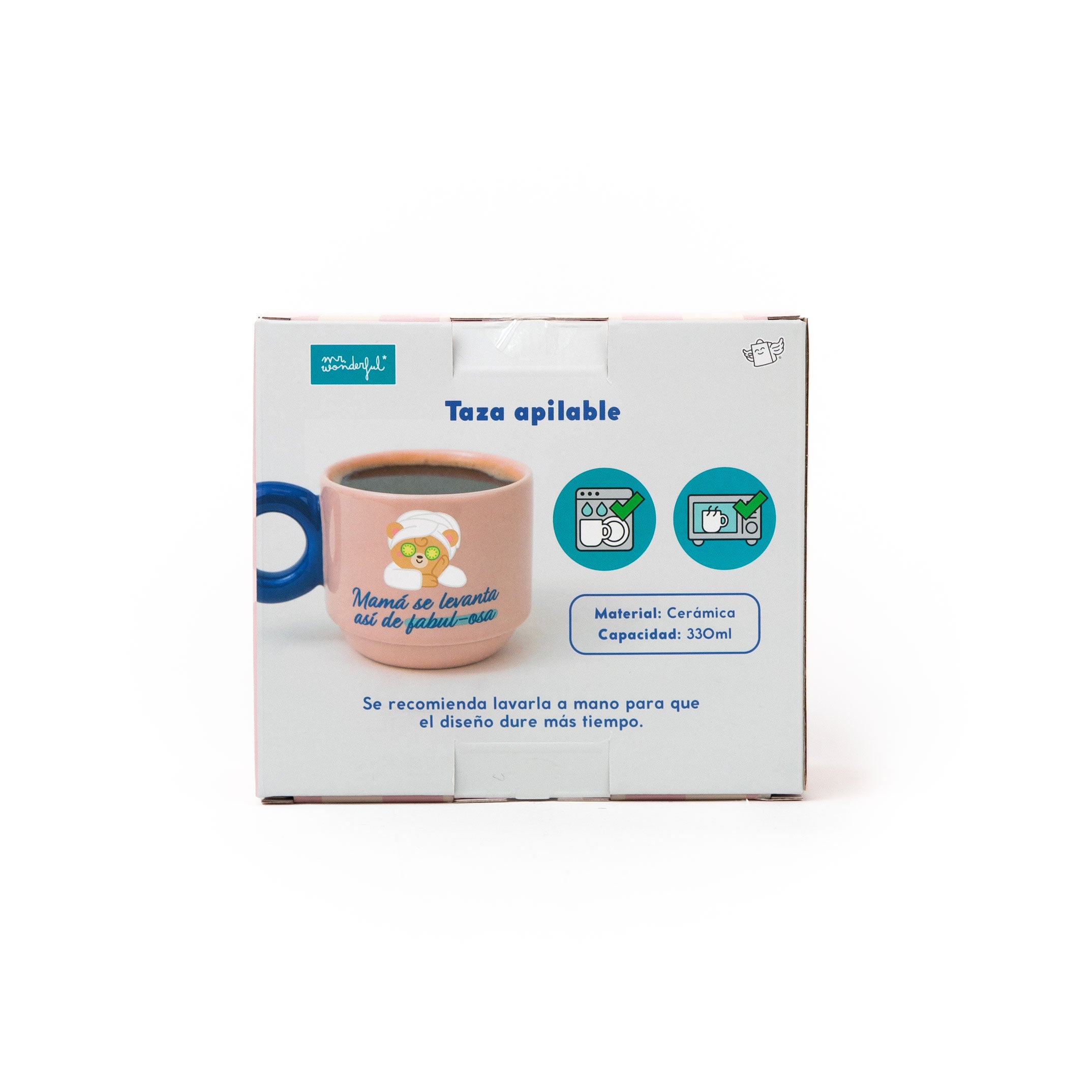 Taza apilable - Mamá se levanta así de fabulosa