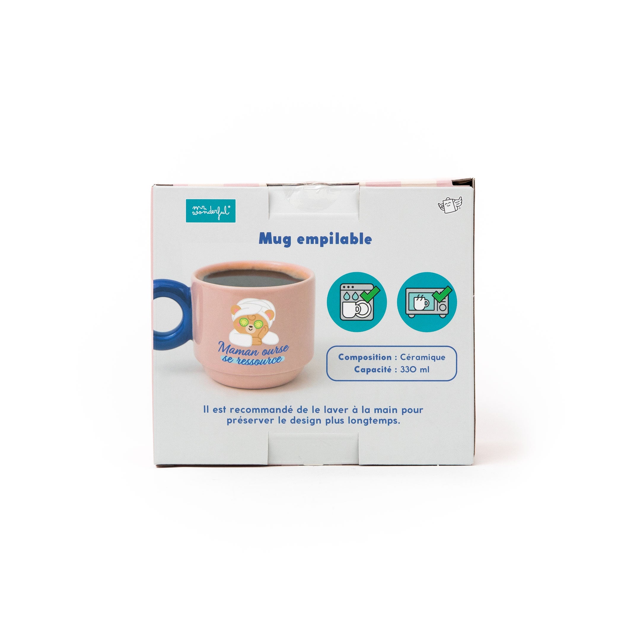 Mug empilable - Maman ourse se ressource