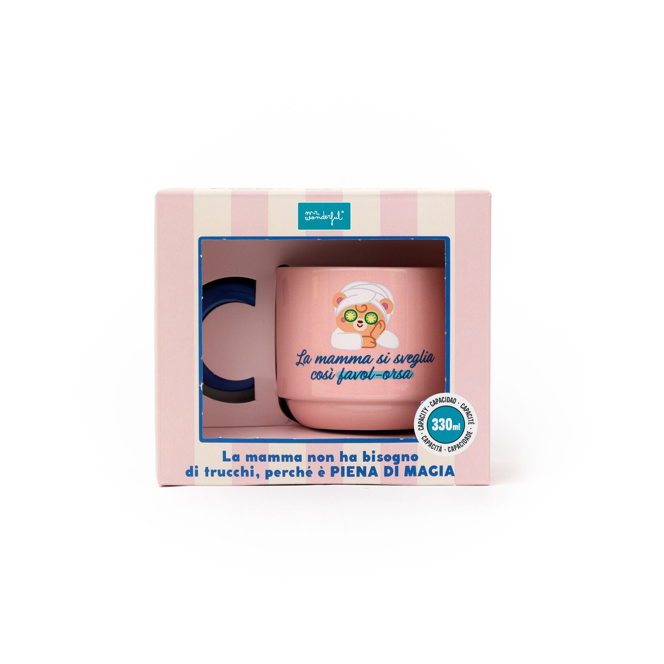 Tazza impilabile - La mamma si sveglia così favol-orsa
