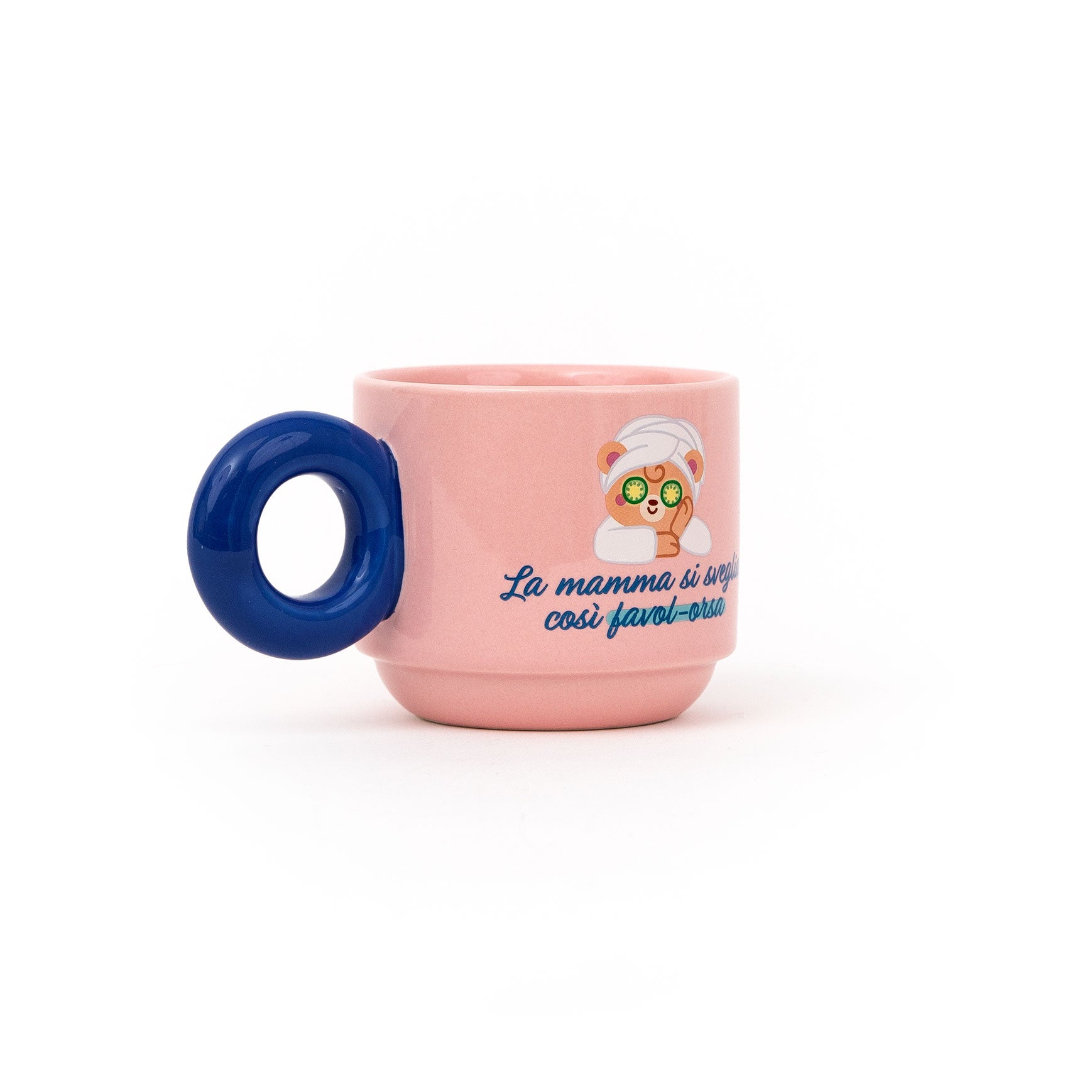 Tazza impilabile - La mamma si sveglia così favol-orsa