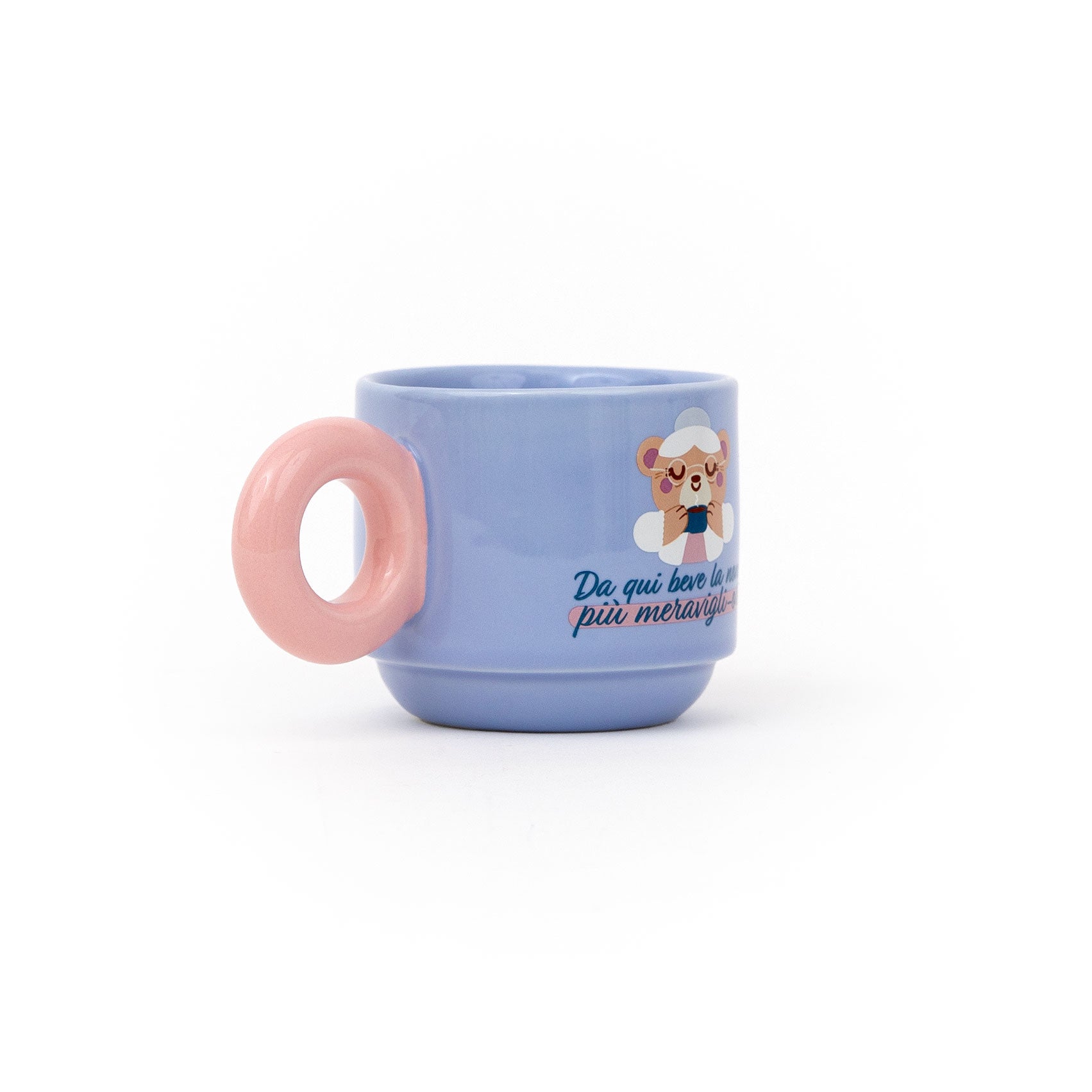 Tazza impilabile - Da qui beve la nonna più meravigli-orsa