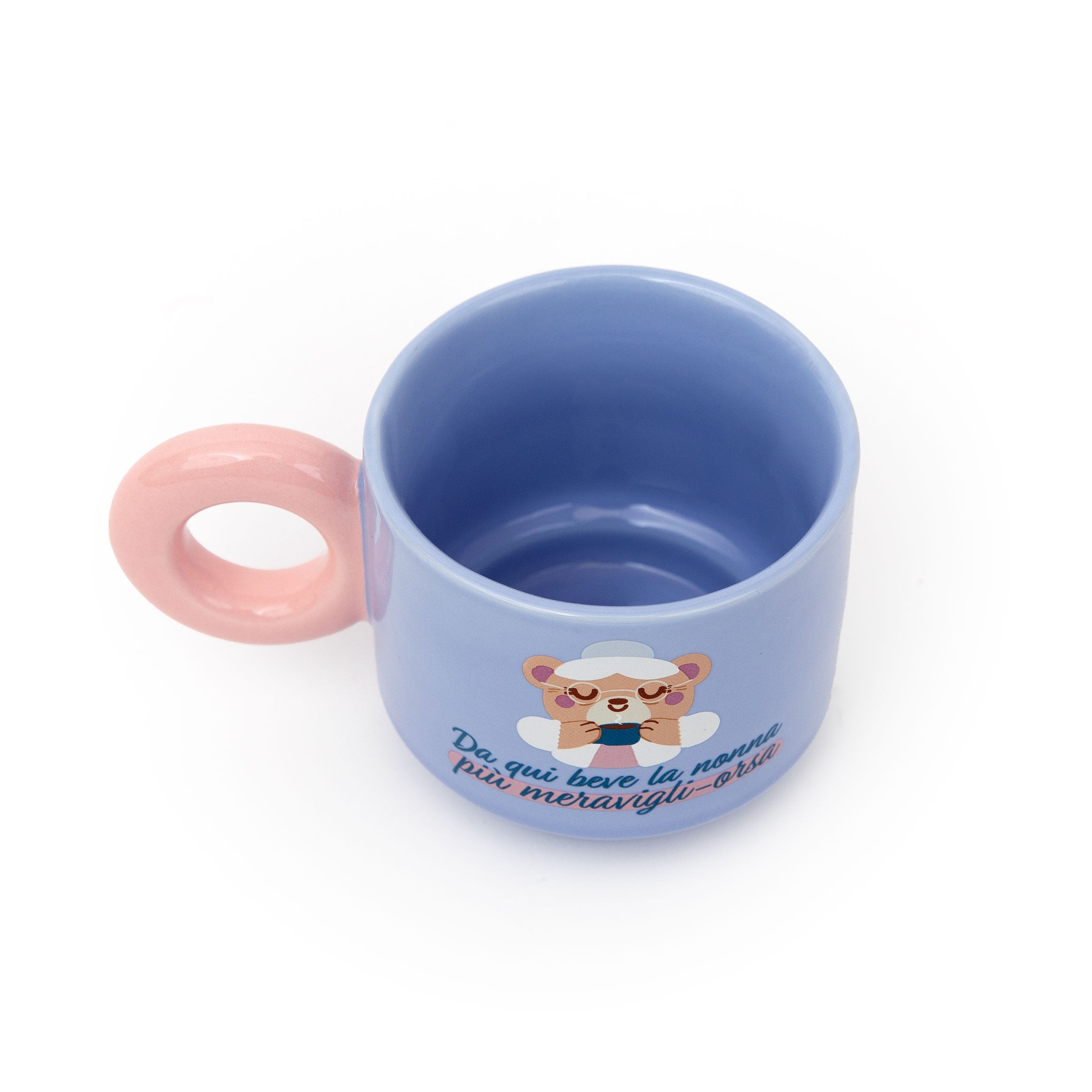 Tazza impilabile - Da qui beve la nonna più meravigli-orsa