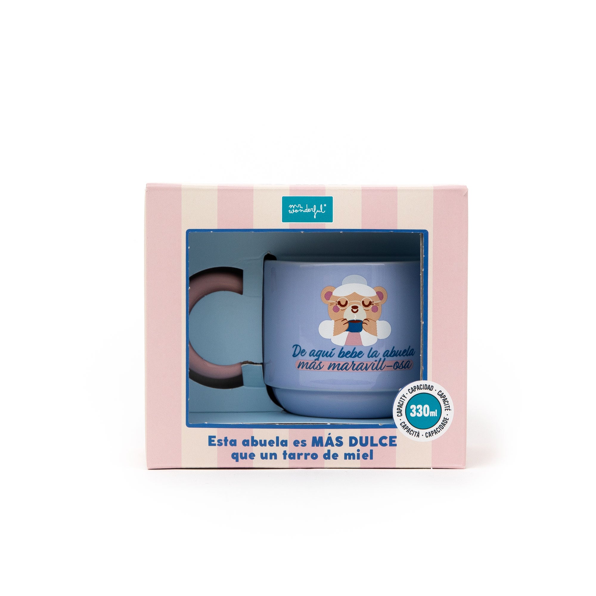 Taza apilable - De aquí bebe la abuela más maravillosa