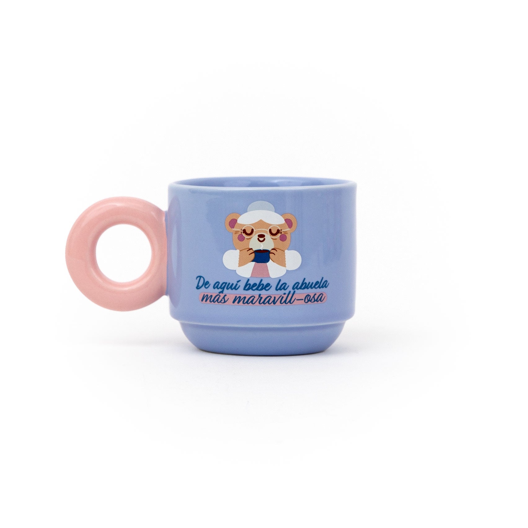Taza apilable - De aquí bebe la abuela más maravillosa