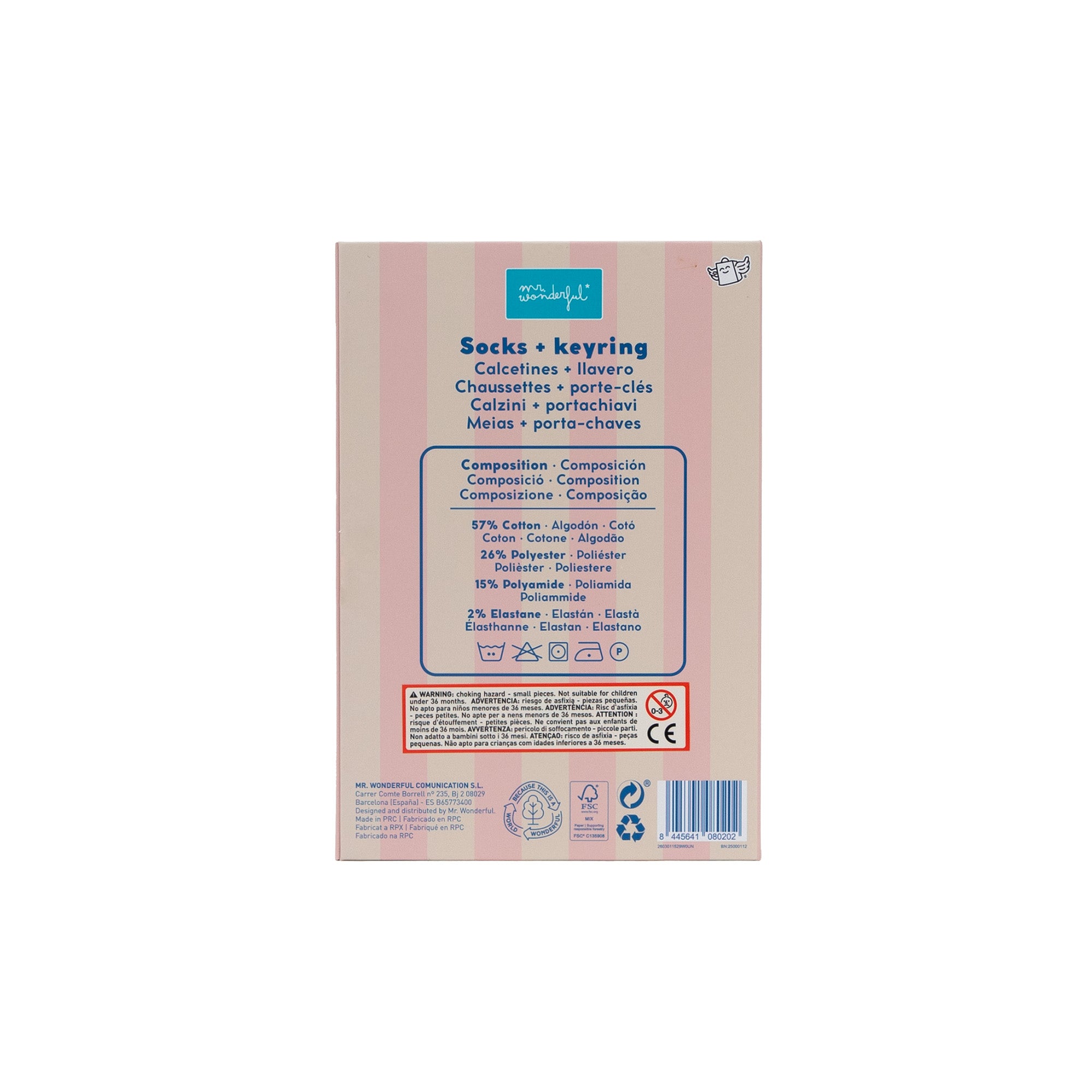 Set de regalo Calcetines +llavero: Mamá oso