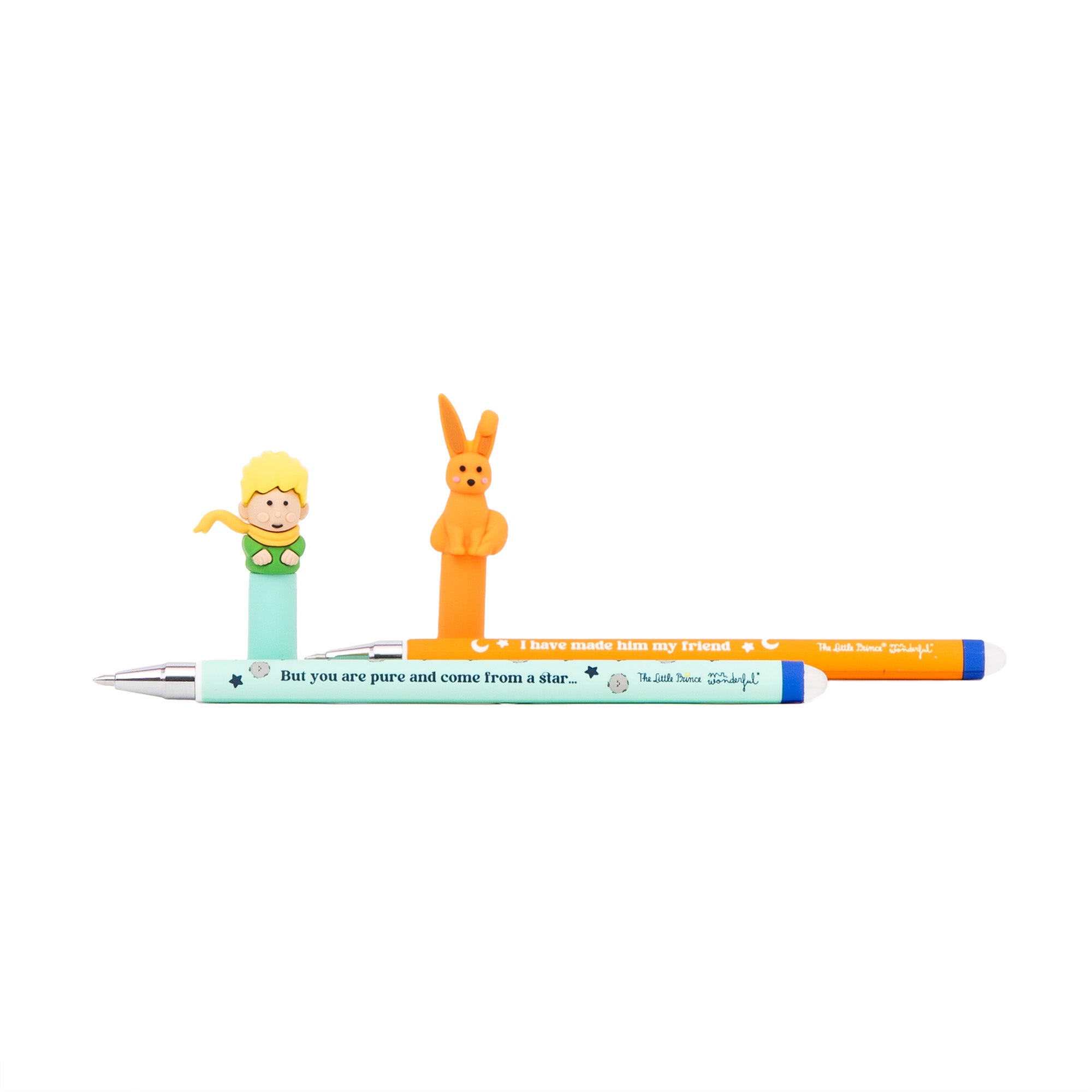 Set de 2 Bolis Borrables Bo-Bo - El Principito y zorrito
