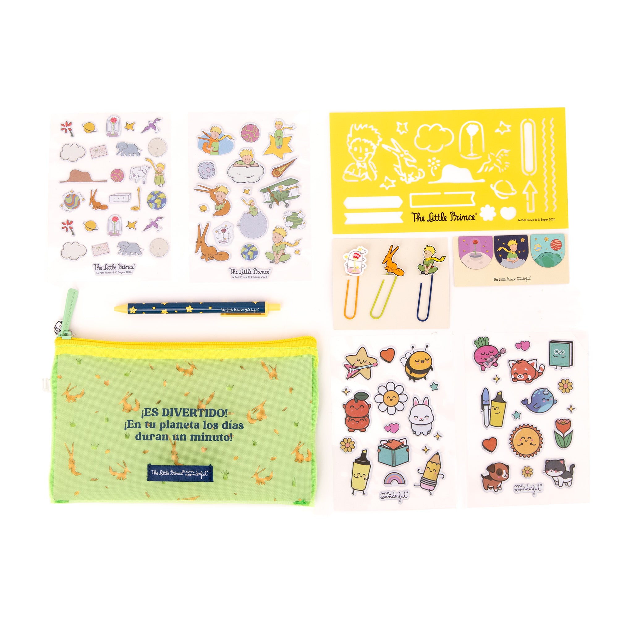 Kit de escritura El Principito - ¡En tu planeta los días duran un minuto!