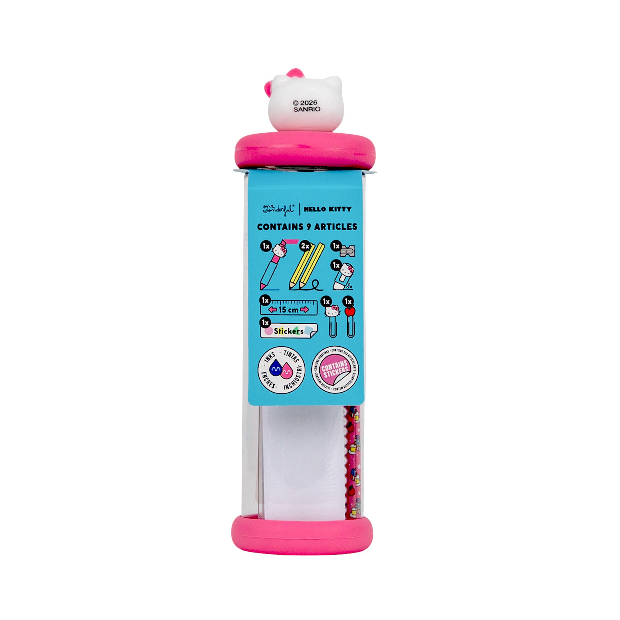 Set de escritura con charm - Hello Kitty
