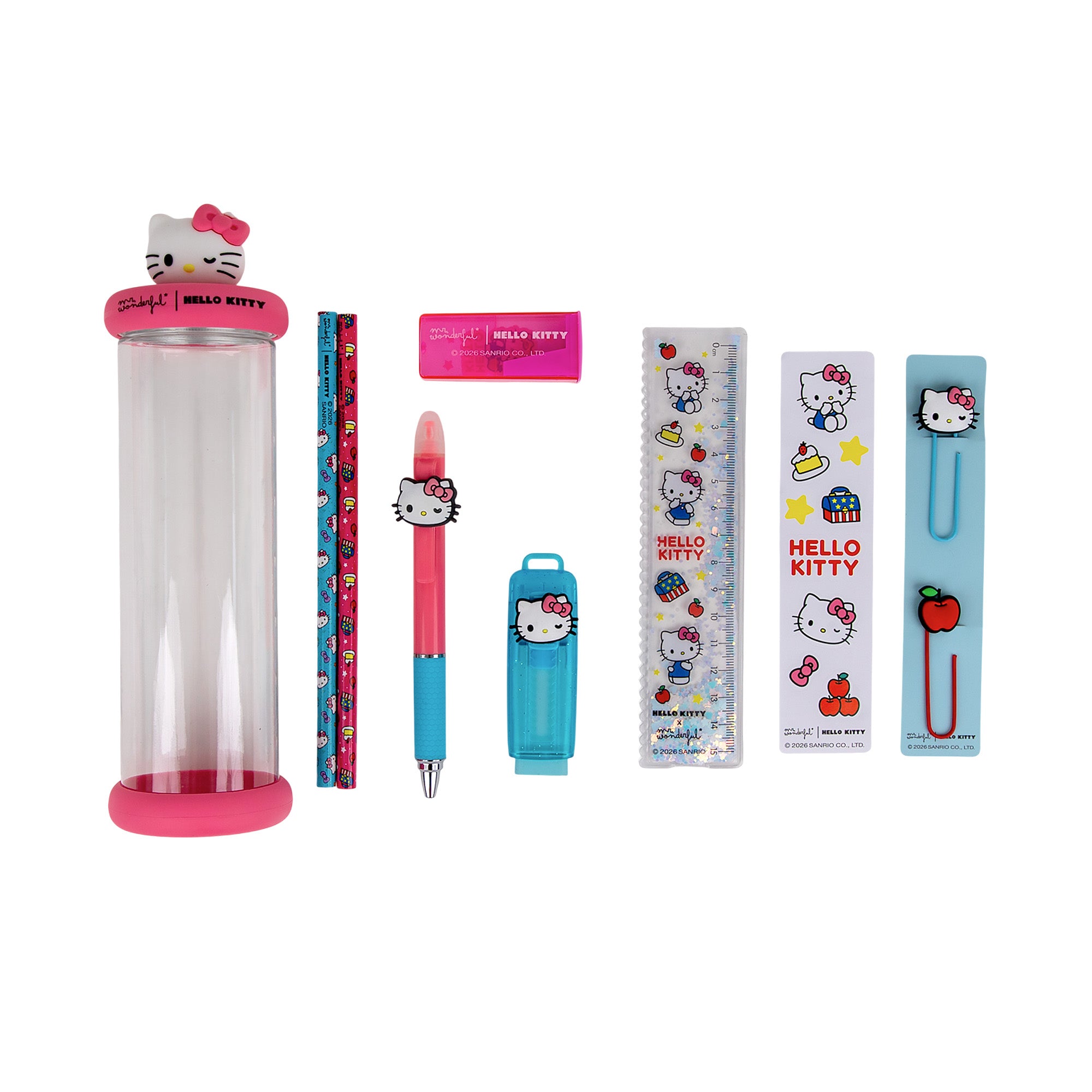 Set de escritura con charm - Hello Kitty