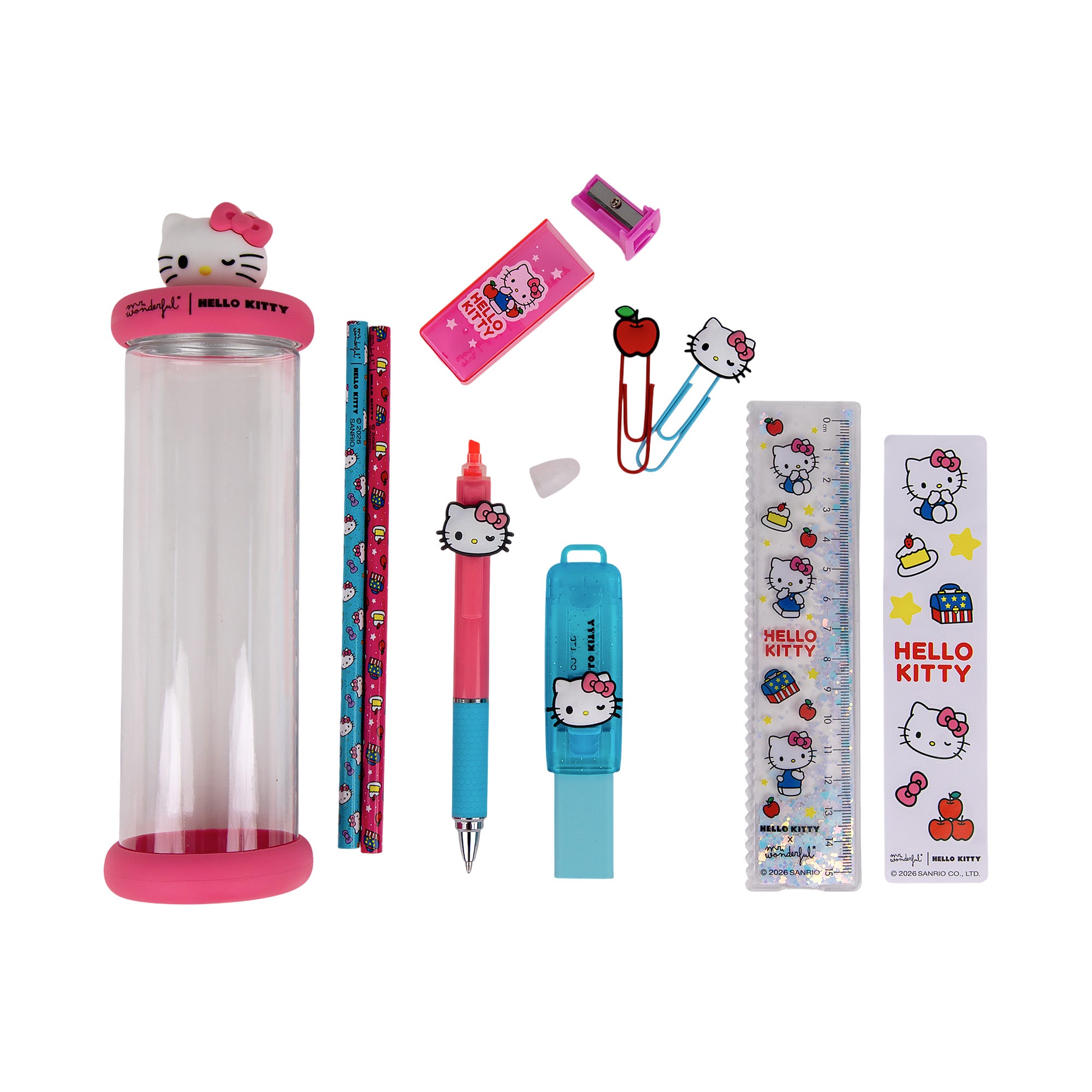 Set de escritura con charm - Hello Kitty
