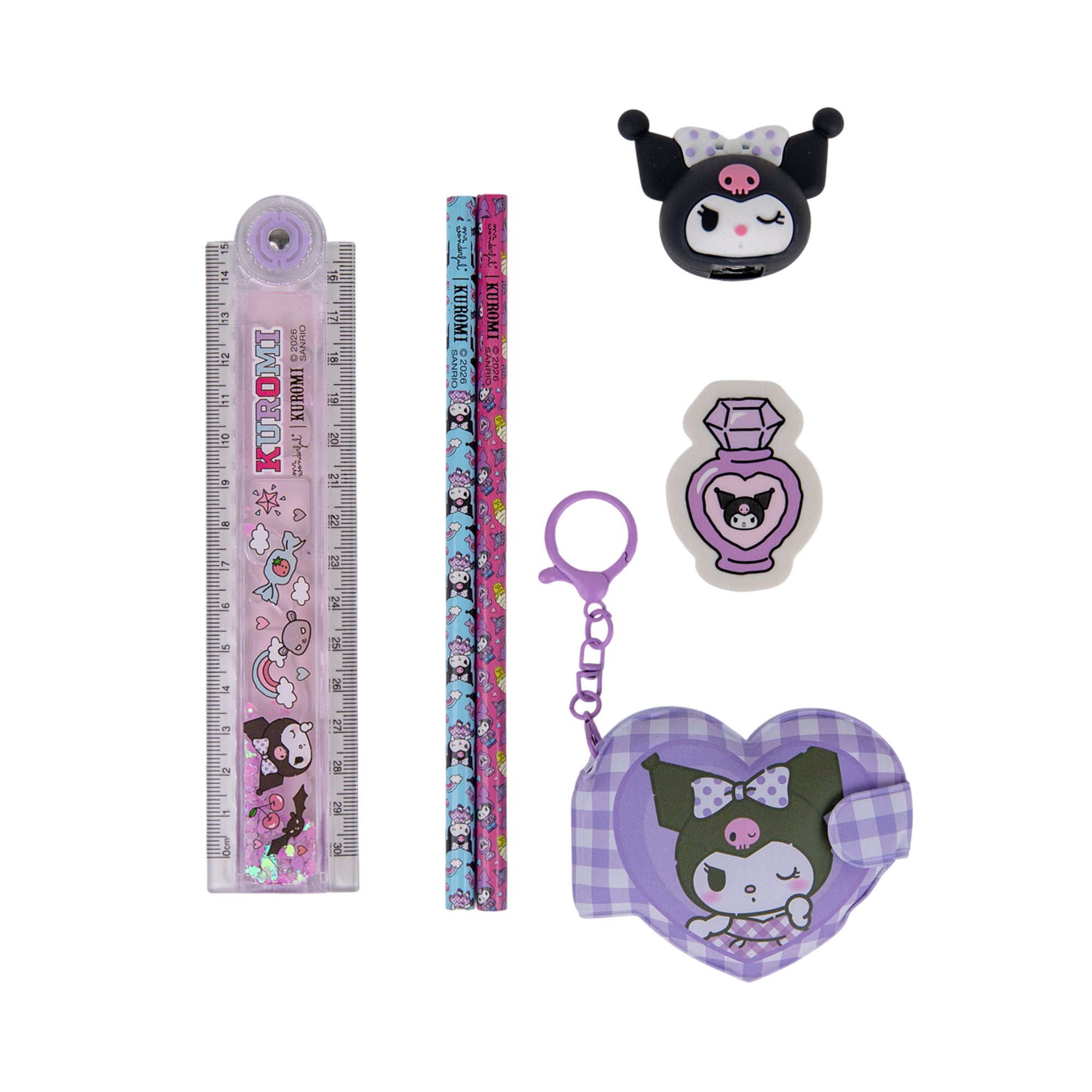 Conjunto de escrita Kuromi – Born to Be Cool!