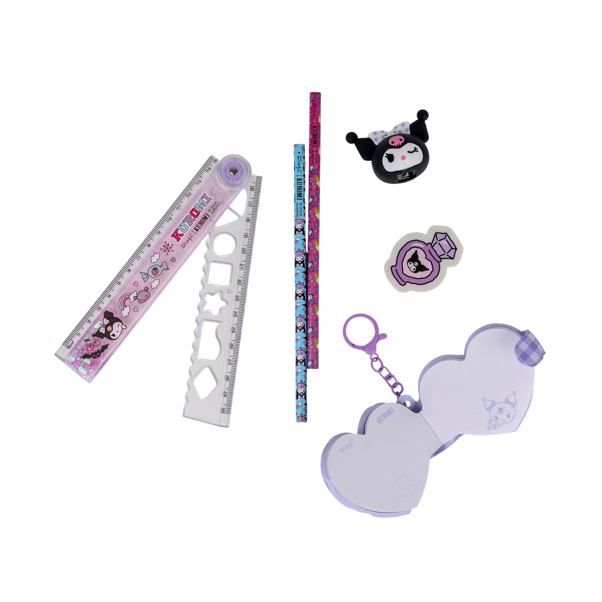 Conjunto de escrita Kuromi – Born to Be Cool!