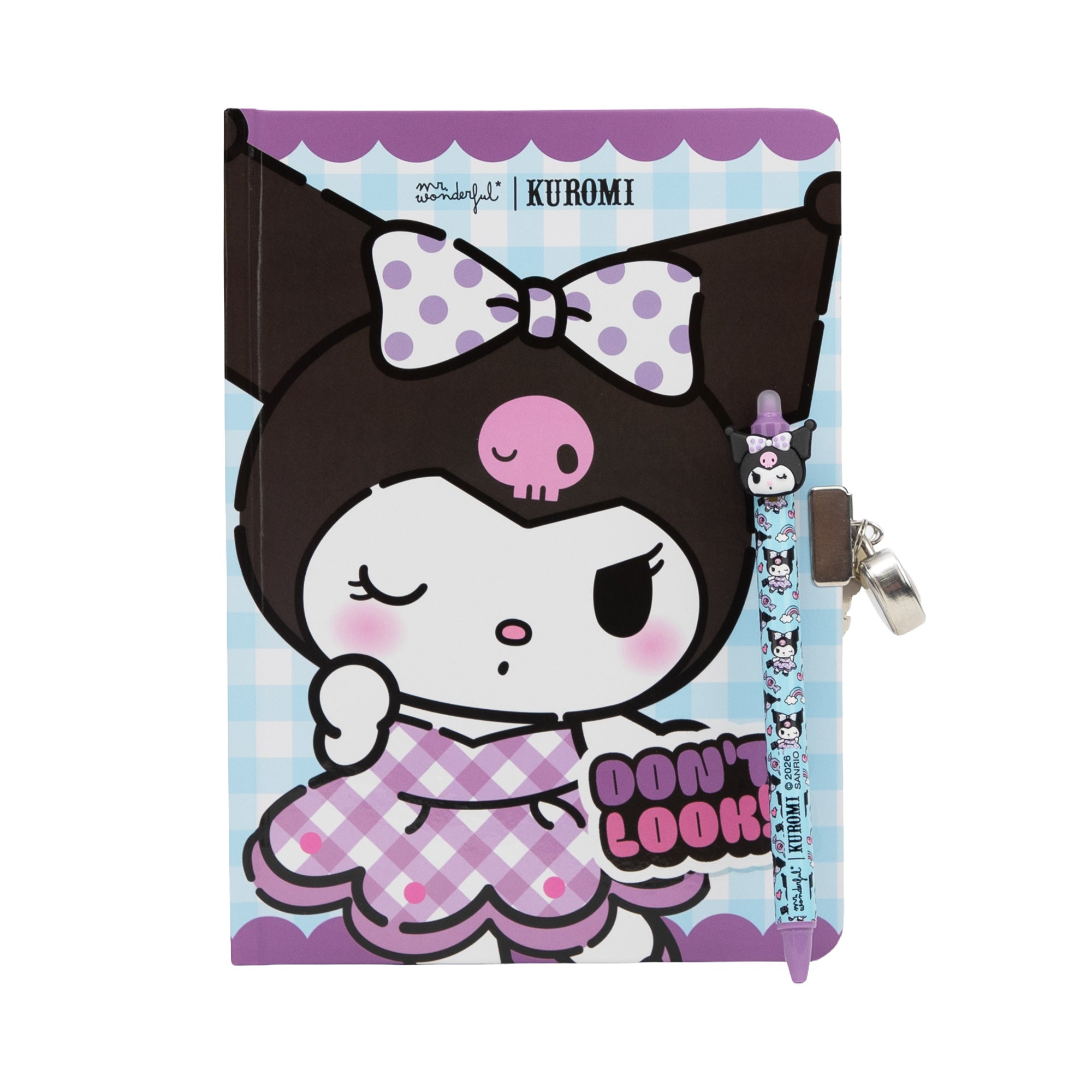 Secret Diary + Kuromi Erasable Pen - Don't Look!