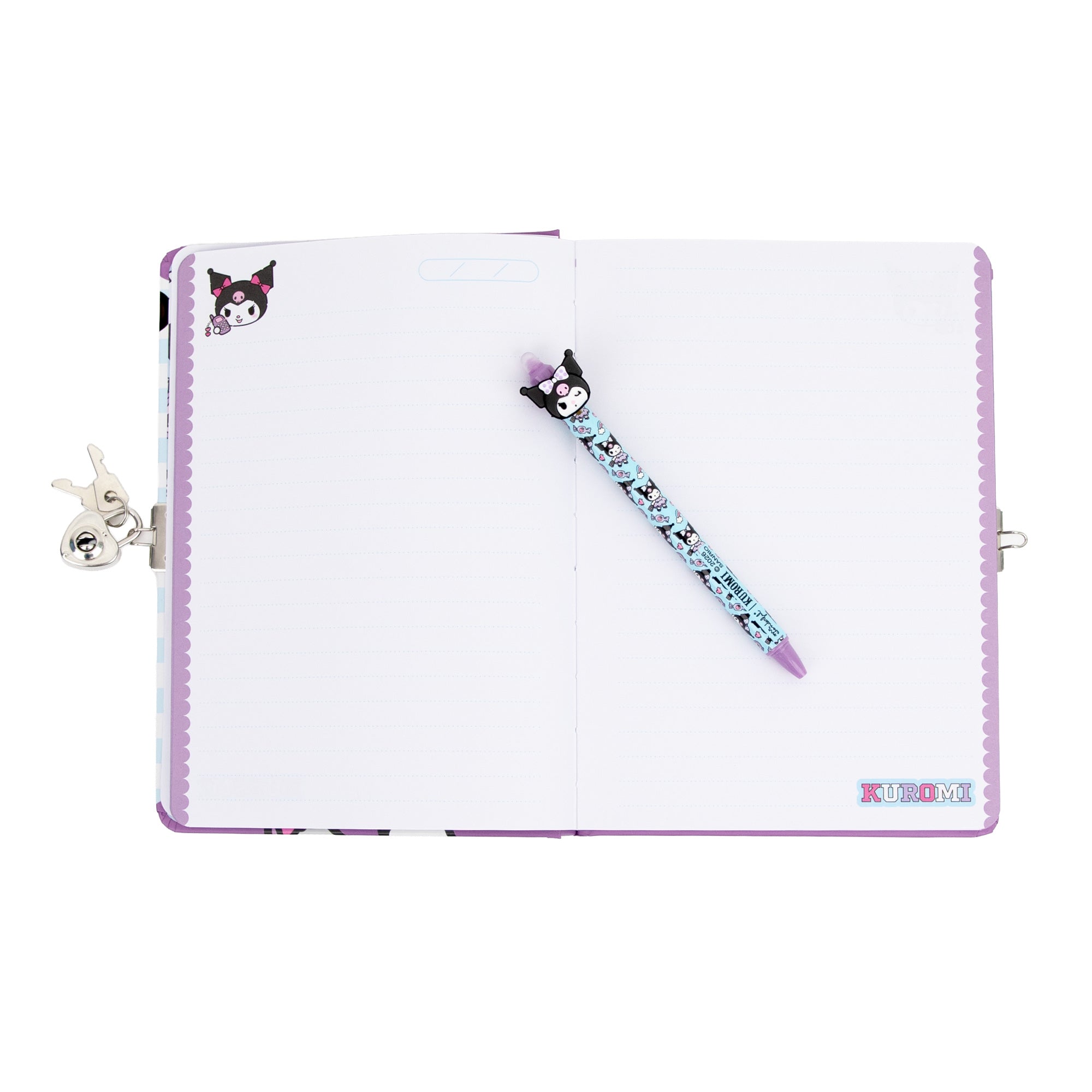 Secret Diary + Kuromi Erasable Pen - Don't Look!