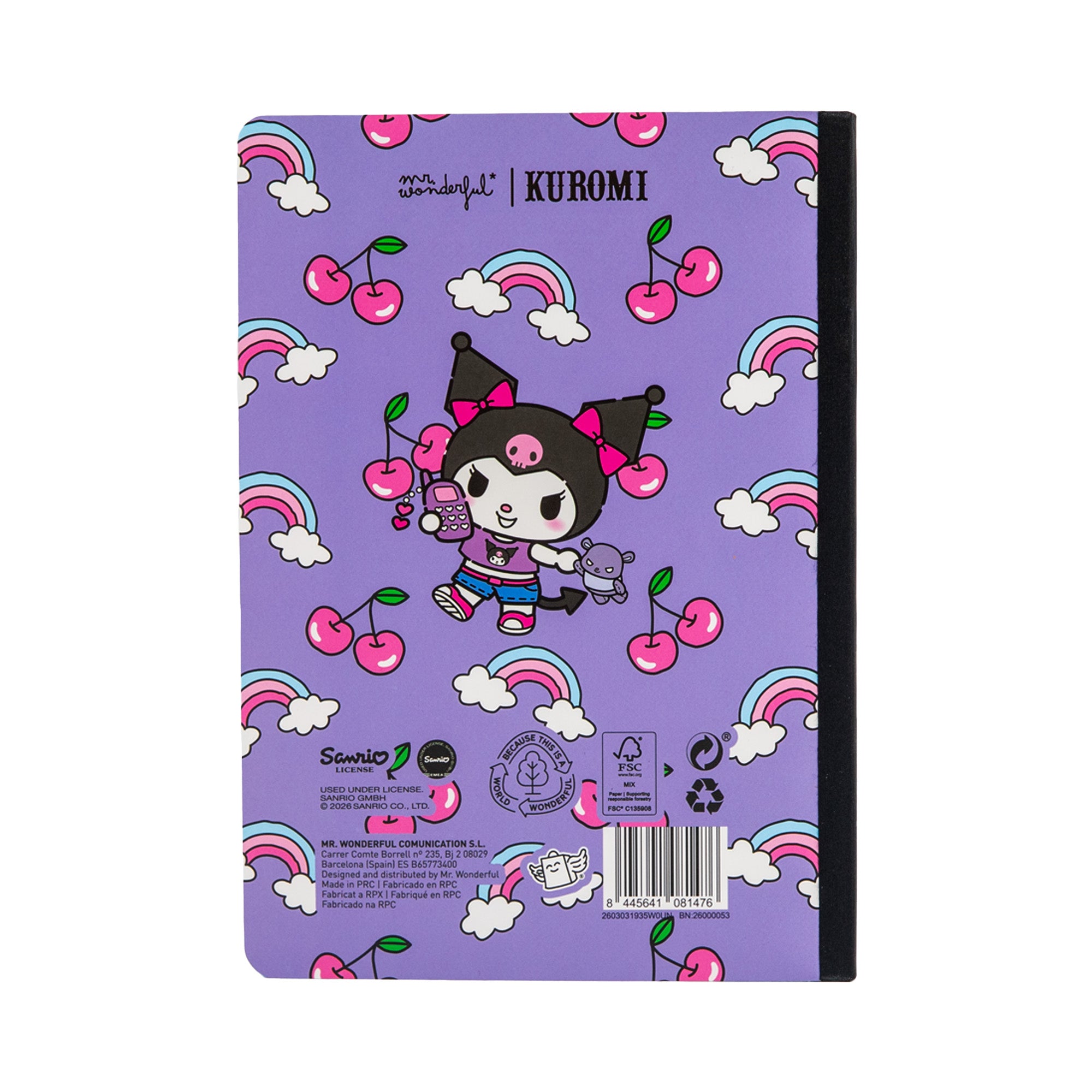Libreta A5 Kuromi - Trouble? I'm in!