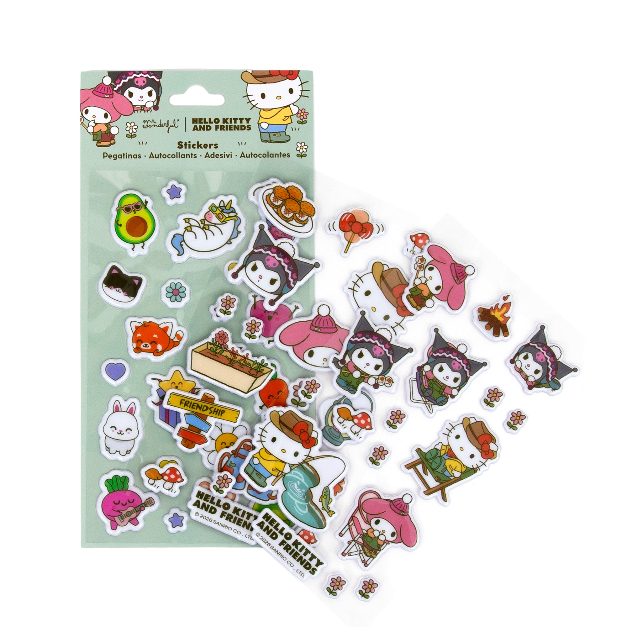 Autocollants en relief - Hello Kitty