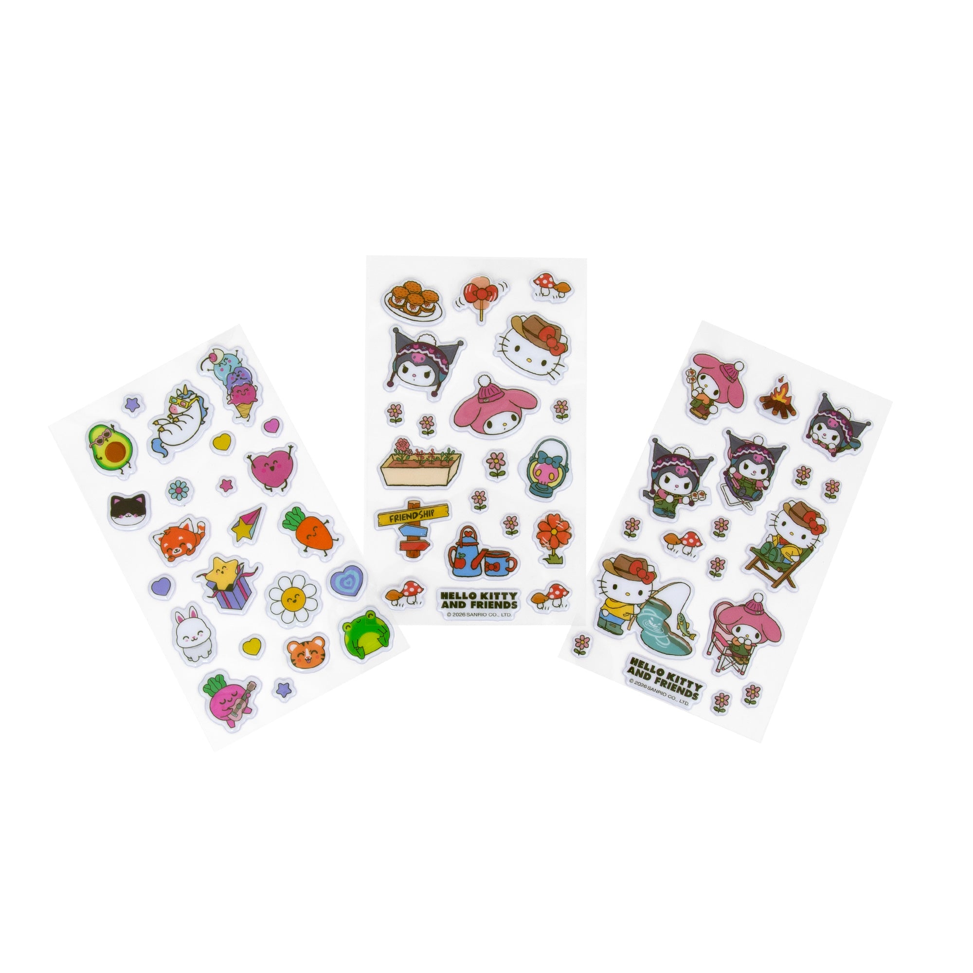 Autocollants en relief - Hello Kitty
