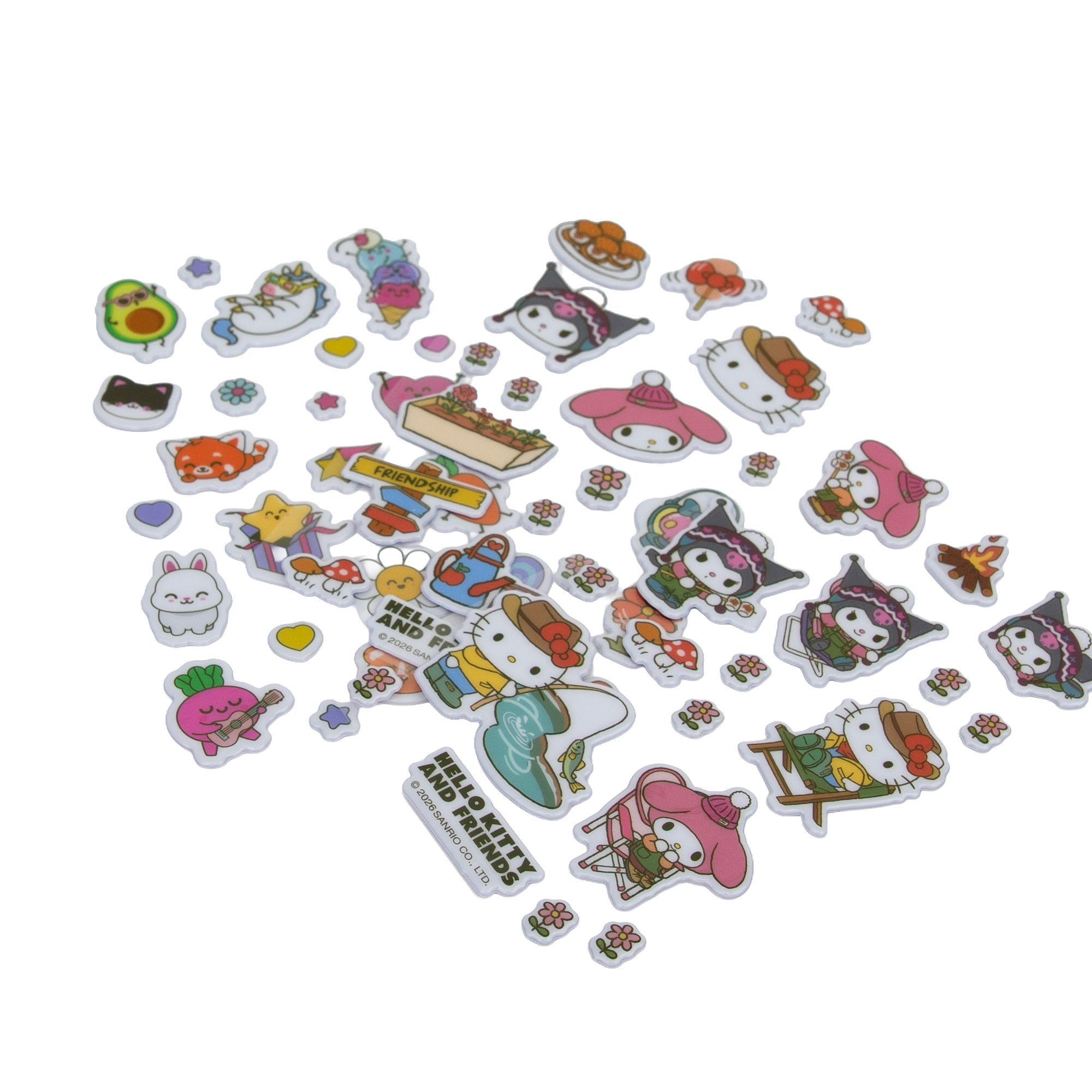 Autocollants en relief - Hello Kitty