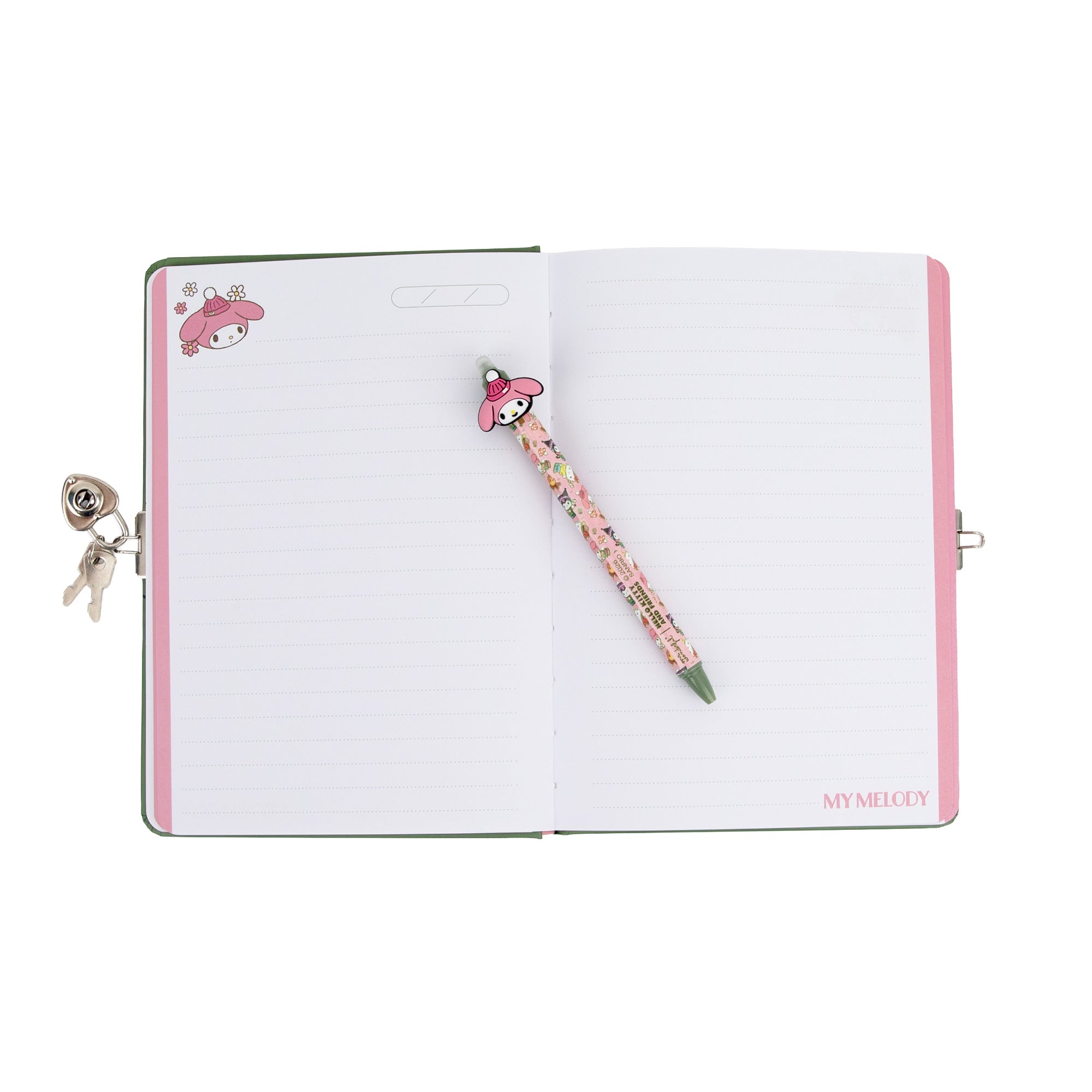 Diario secreto + Boli borrable My Melody - Shhh... It's a secret