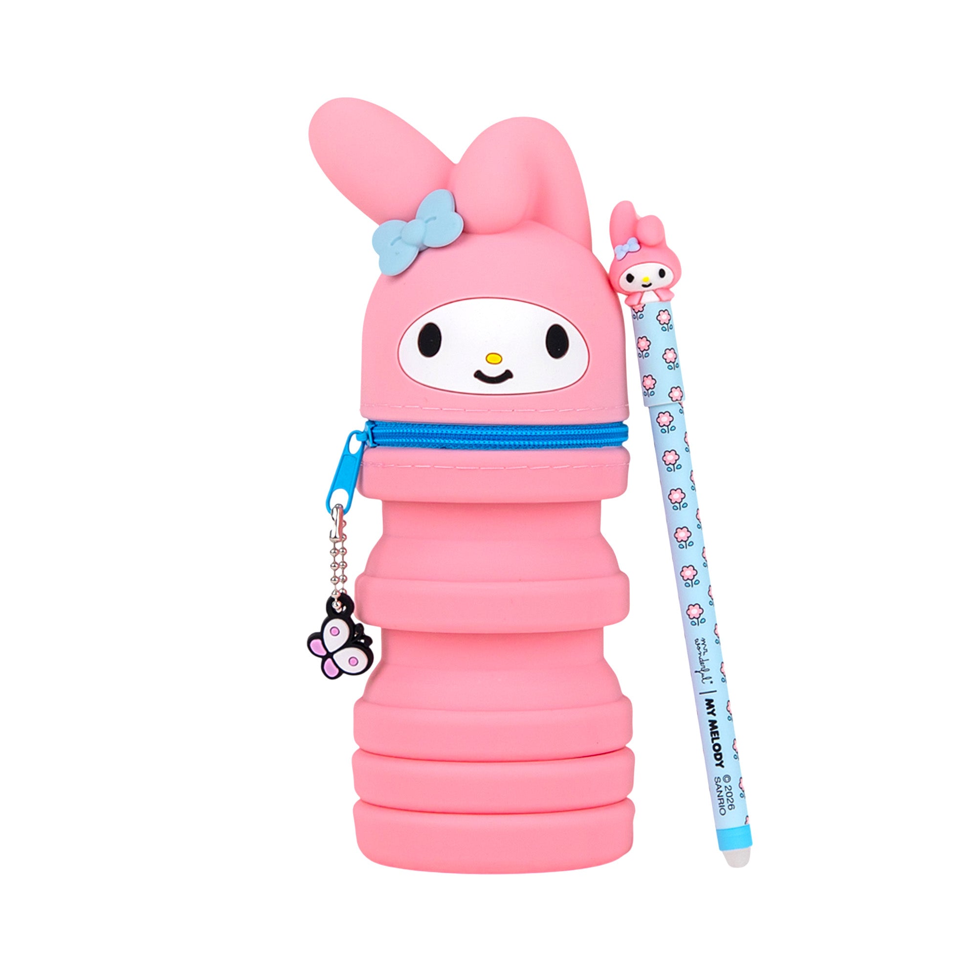 Estojo de silicone extensível + caneta apagável Bo-Bo - My Melody