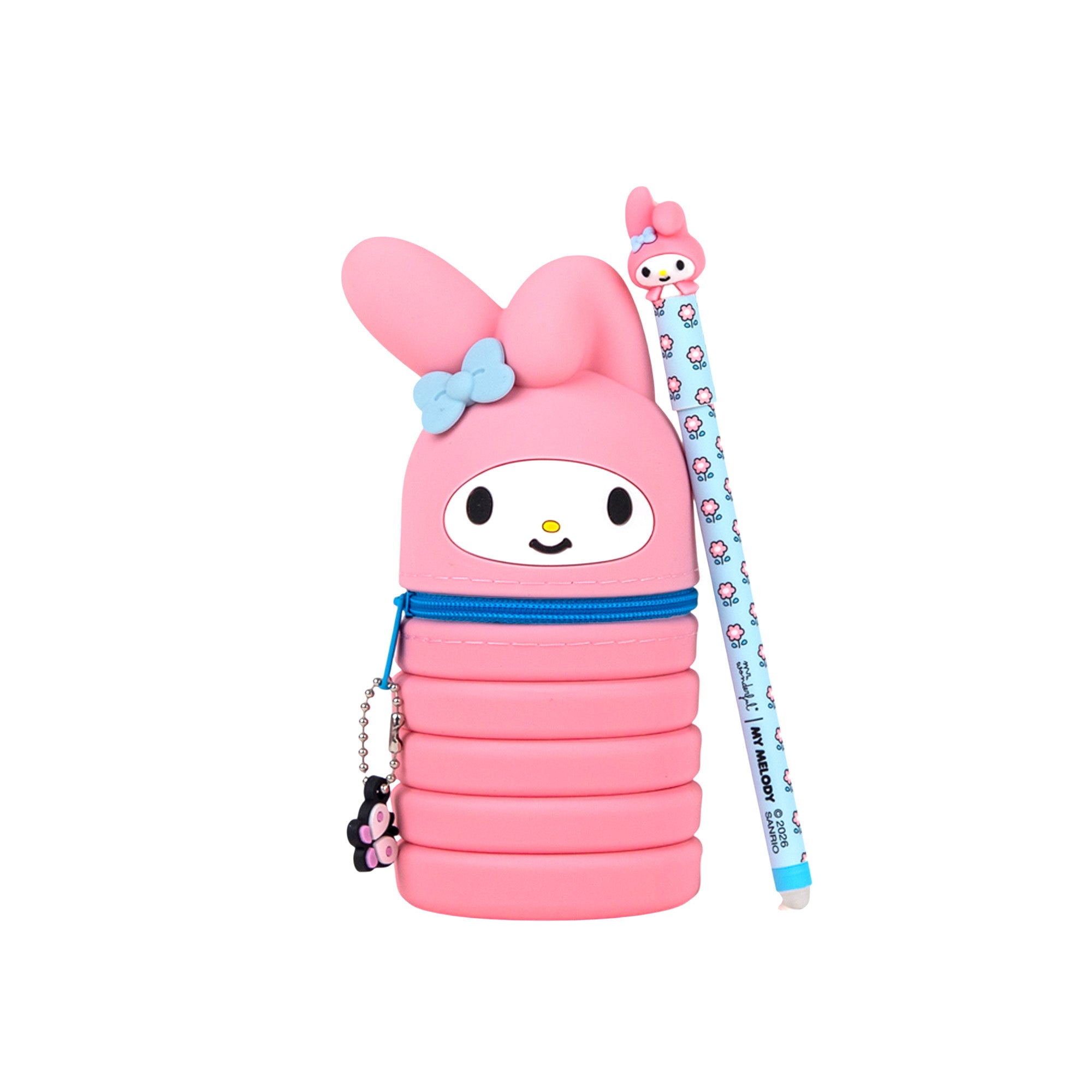 Estojo de silicone extensível + caneta apagável Bo-Bo - My Melody