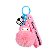 My Melody Pom-Pom Keyring