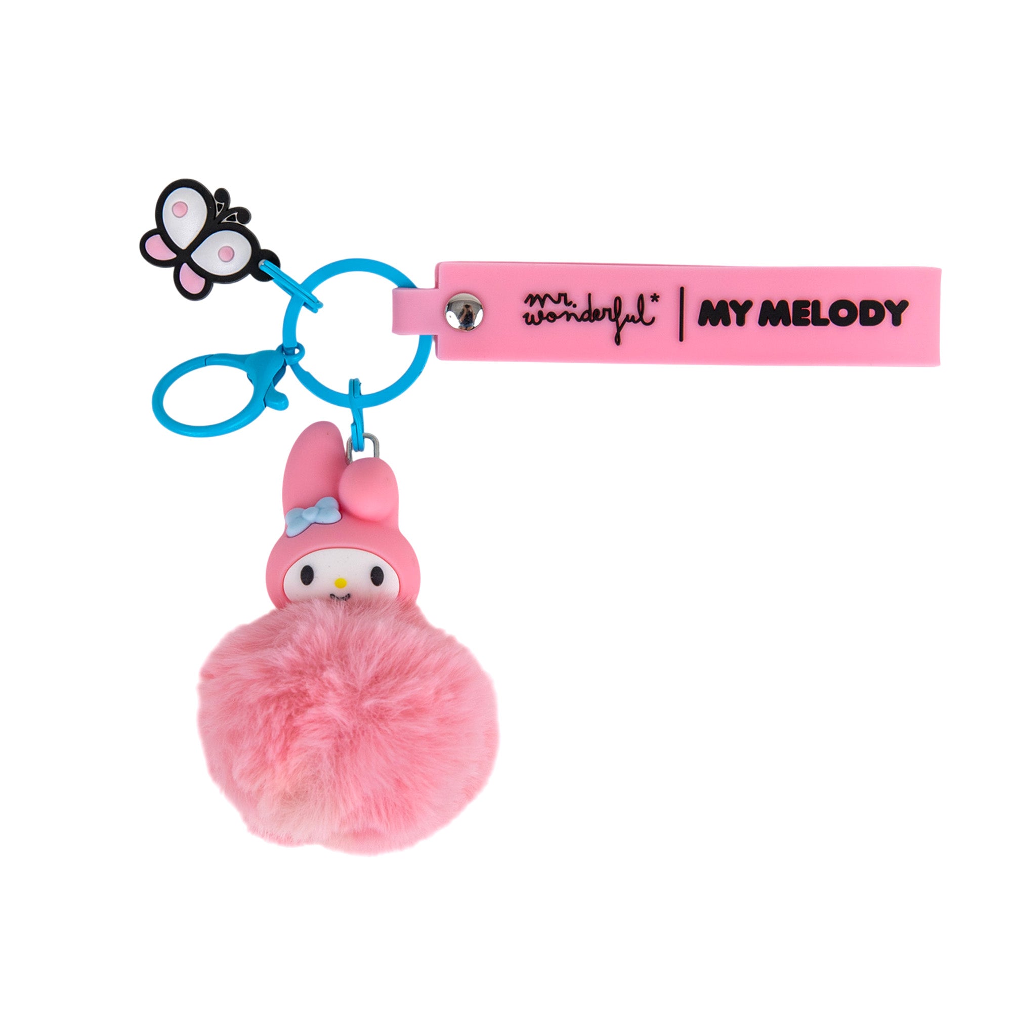 My Melody Pom-Pom Keyring