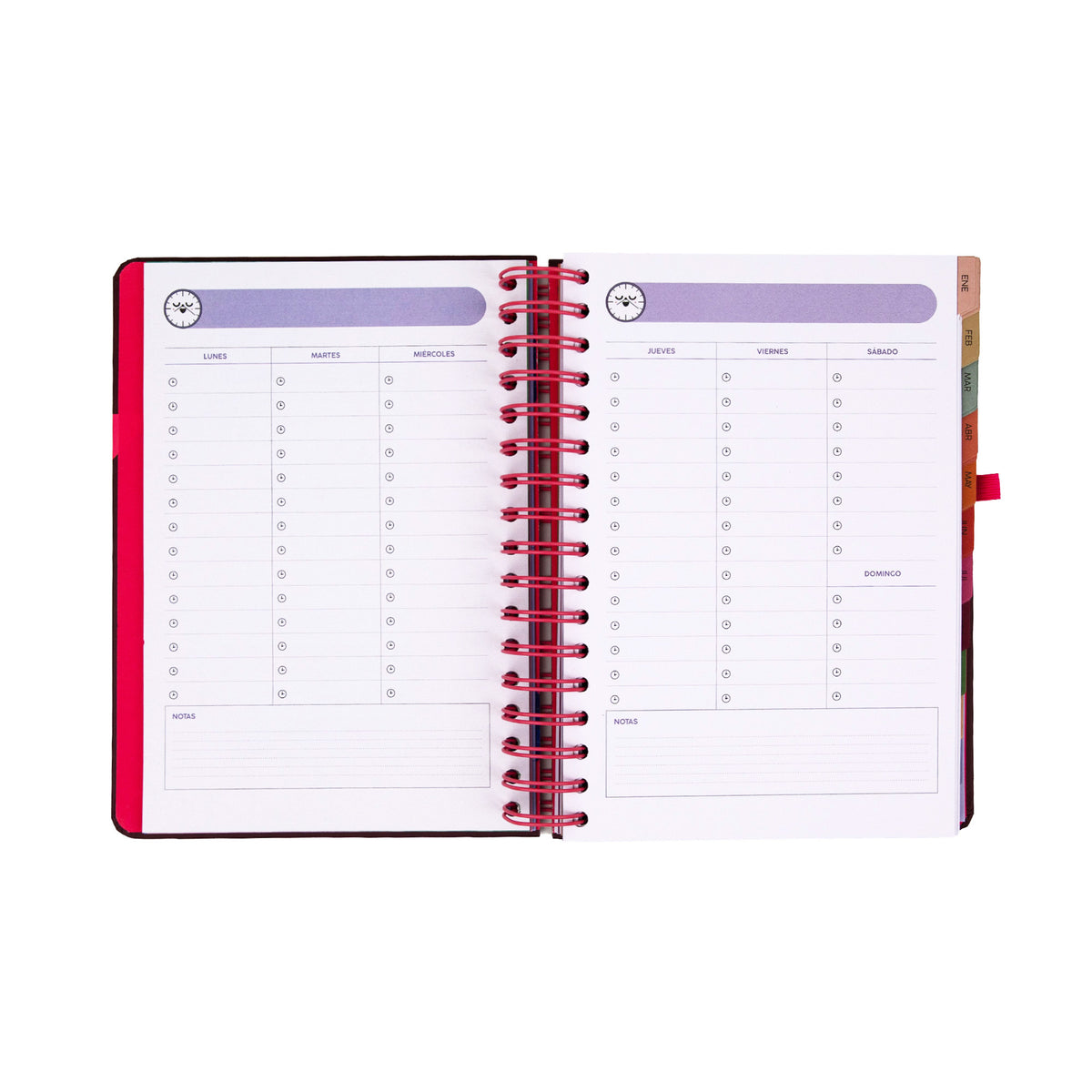 Agenda Mr. Wonderful 2027 con pegatinas