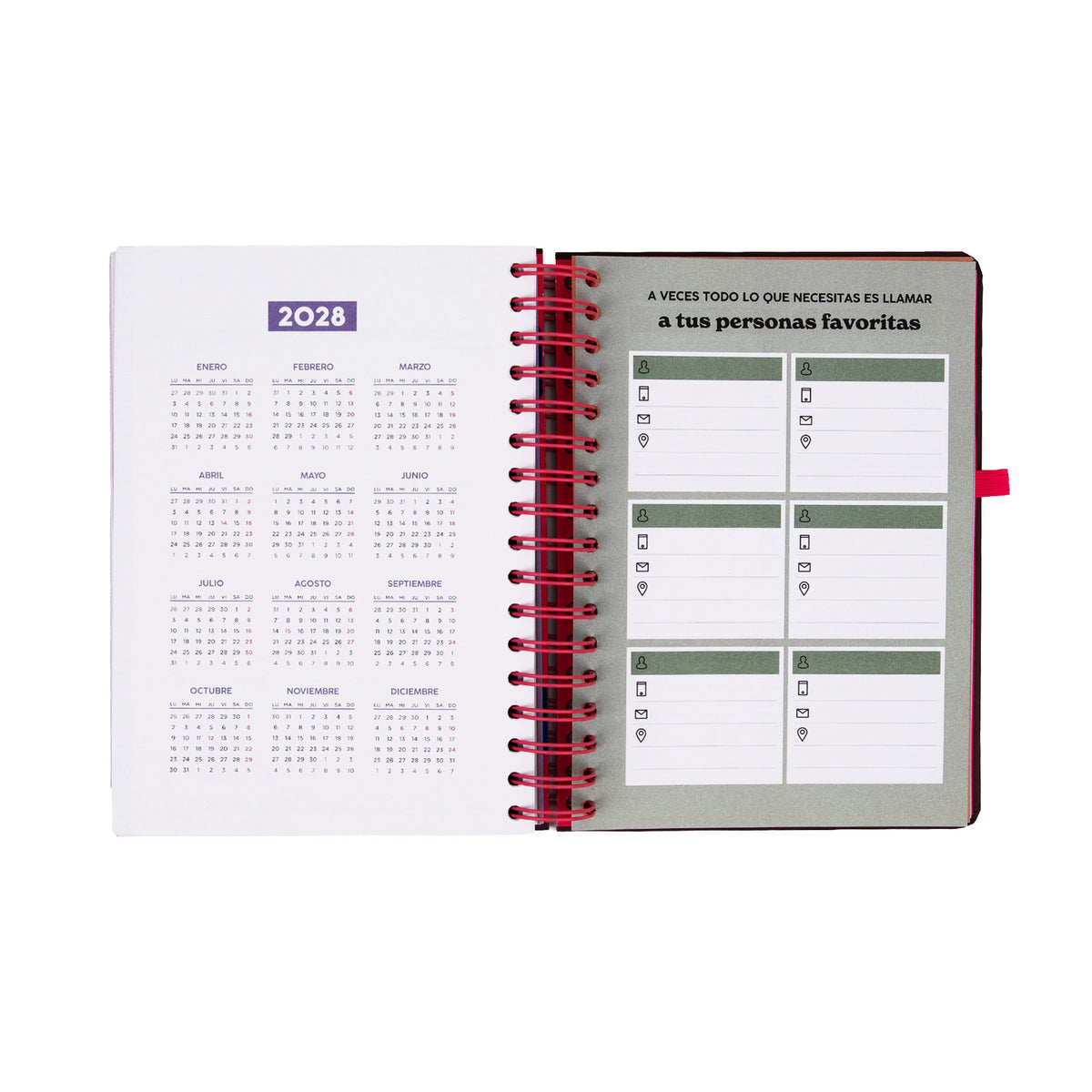 Agenda 2027 con bolsillo interior Mr. Wonderful