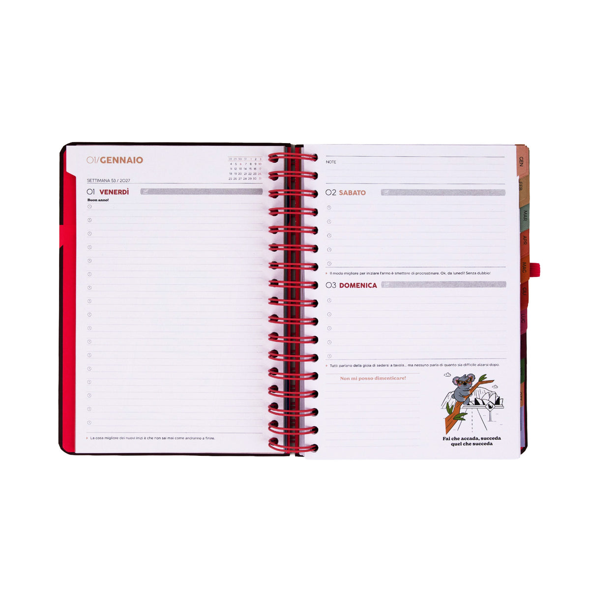 Agenda Giornaliera 2027 - Full aesthetic