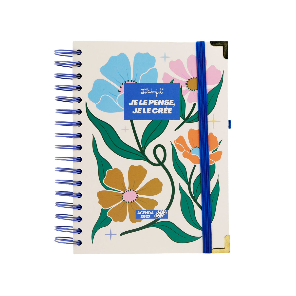 Agenda Journalier 2027 - Je le pense, je le cree | Mr. Wonderful