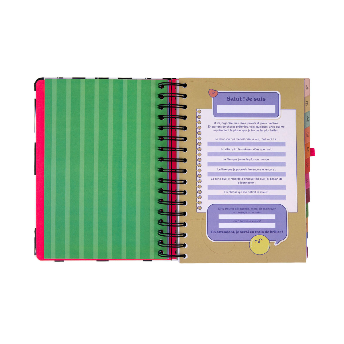 Agenda Journalier 2027 - Aujourd'hui, sans pression