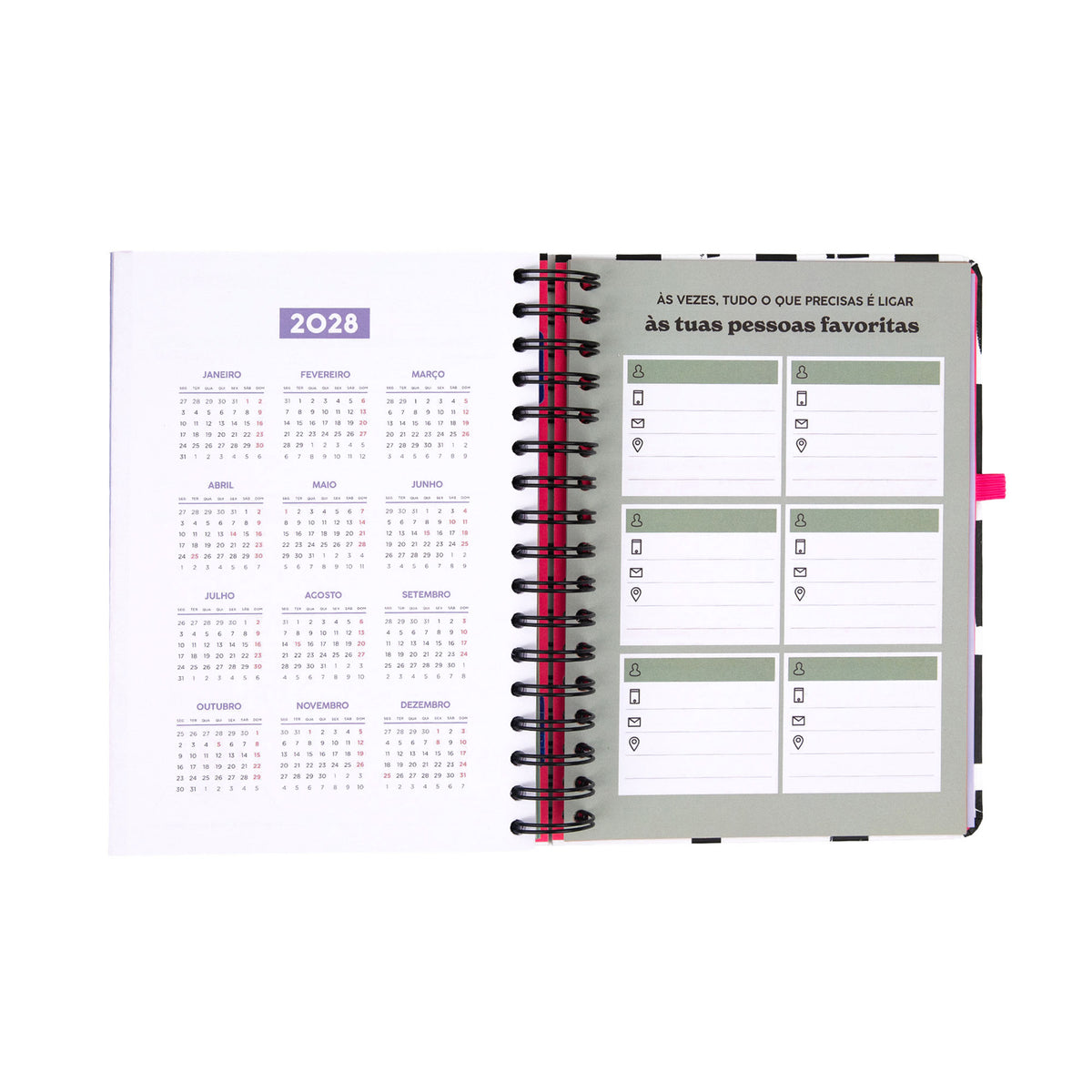 Agenda Diària  2027 - Hoje, sem pressa