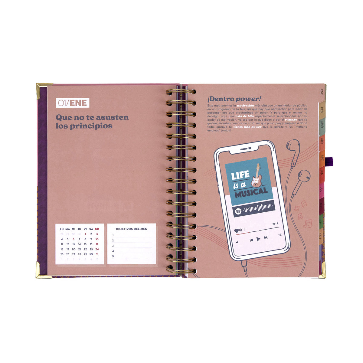 Agenda Diaria 2027 Mr. Wonderful - Organizada, Más o Menos