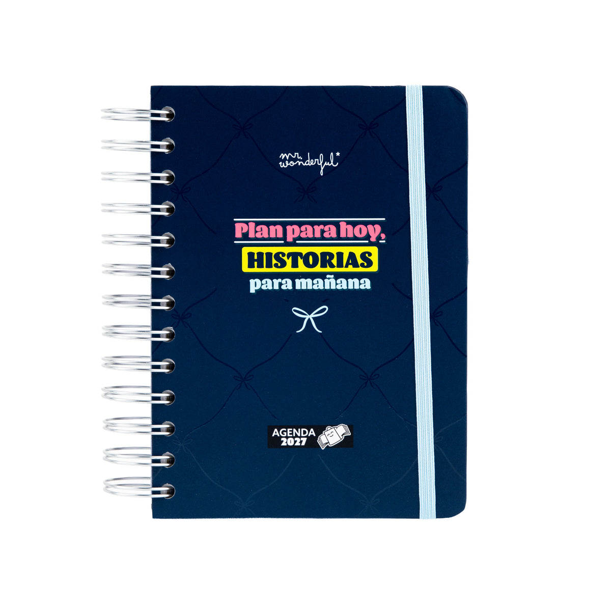Agenda Pequeña Diaria 2027 Mr. Wonderful - Plan para hoy, historias para mañana