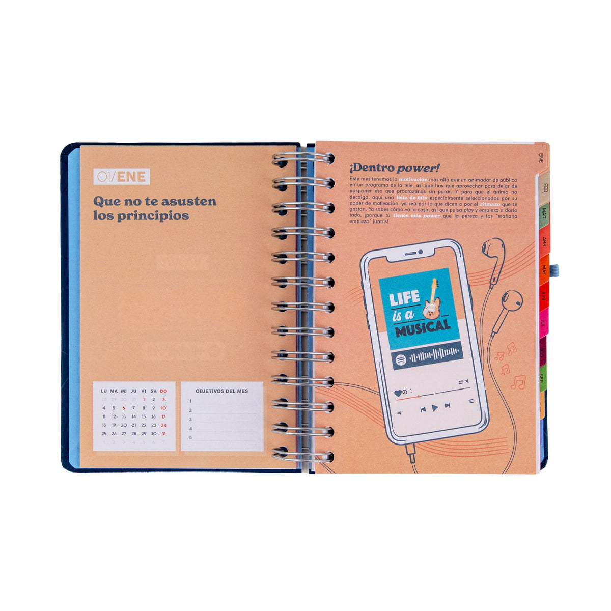 Agenda Pequeña Diaria 2027 Mr. Wonderful - Plan para hoy, historias para mañana