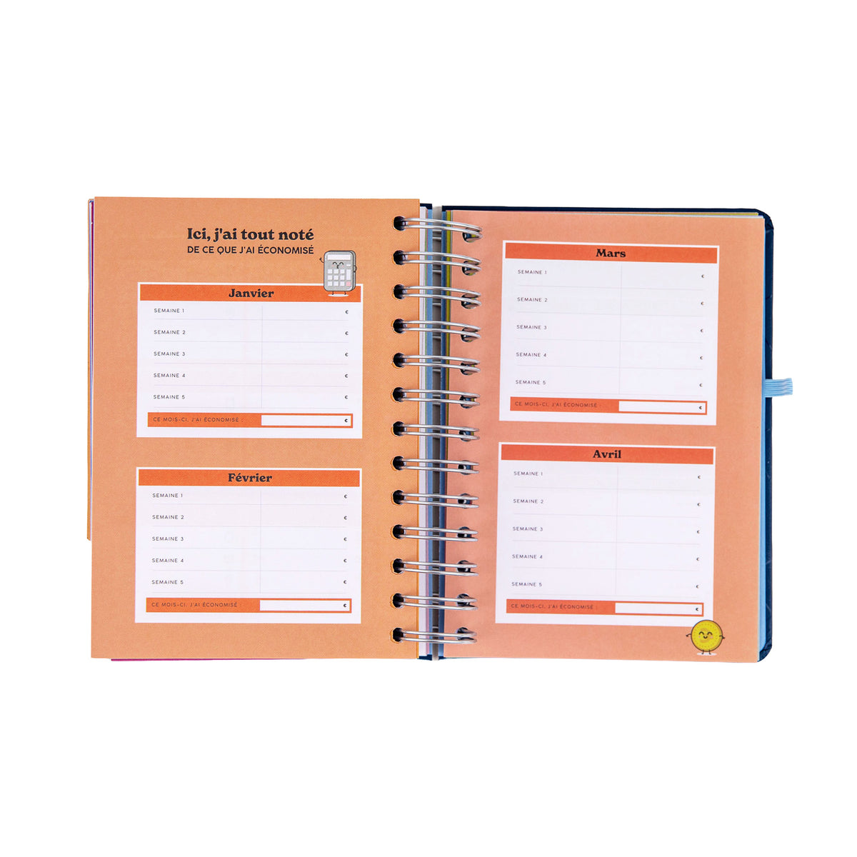 Petit agenda 2027 avec pochette intérieure Mr. Wonderful