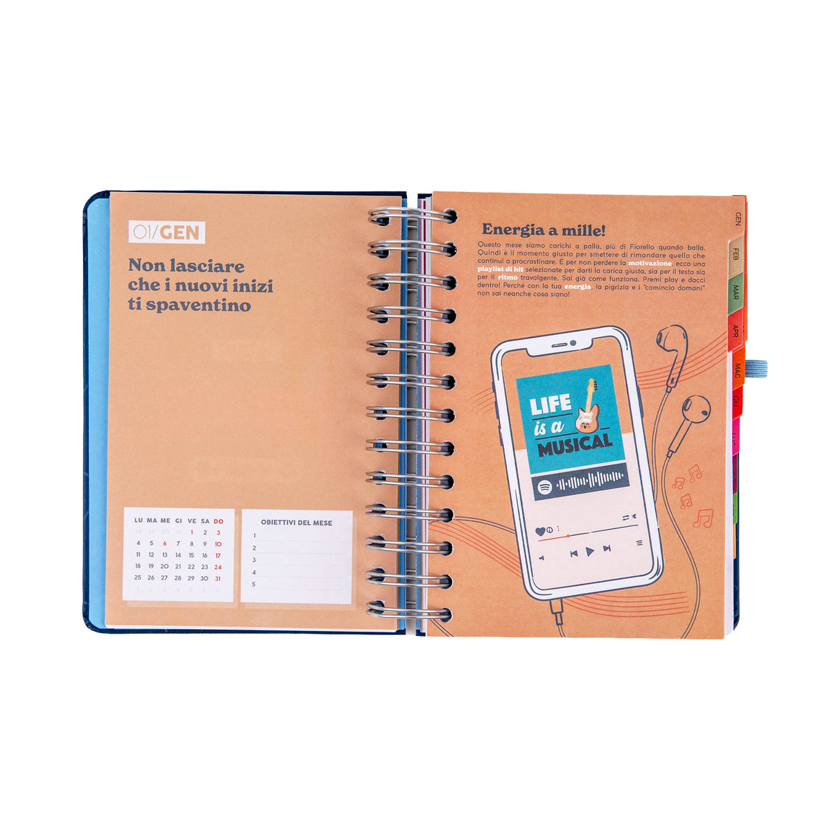 Agenda Mr. Wonderful 2027 con adesivi