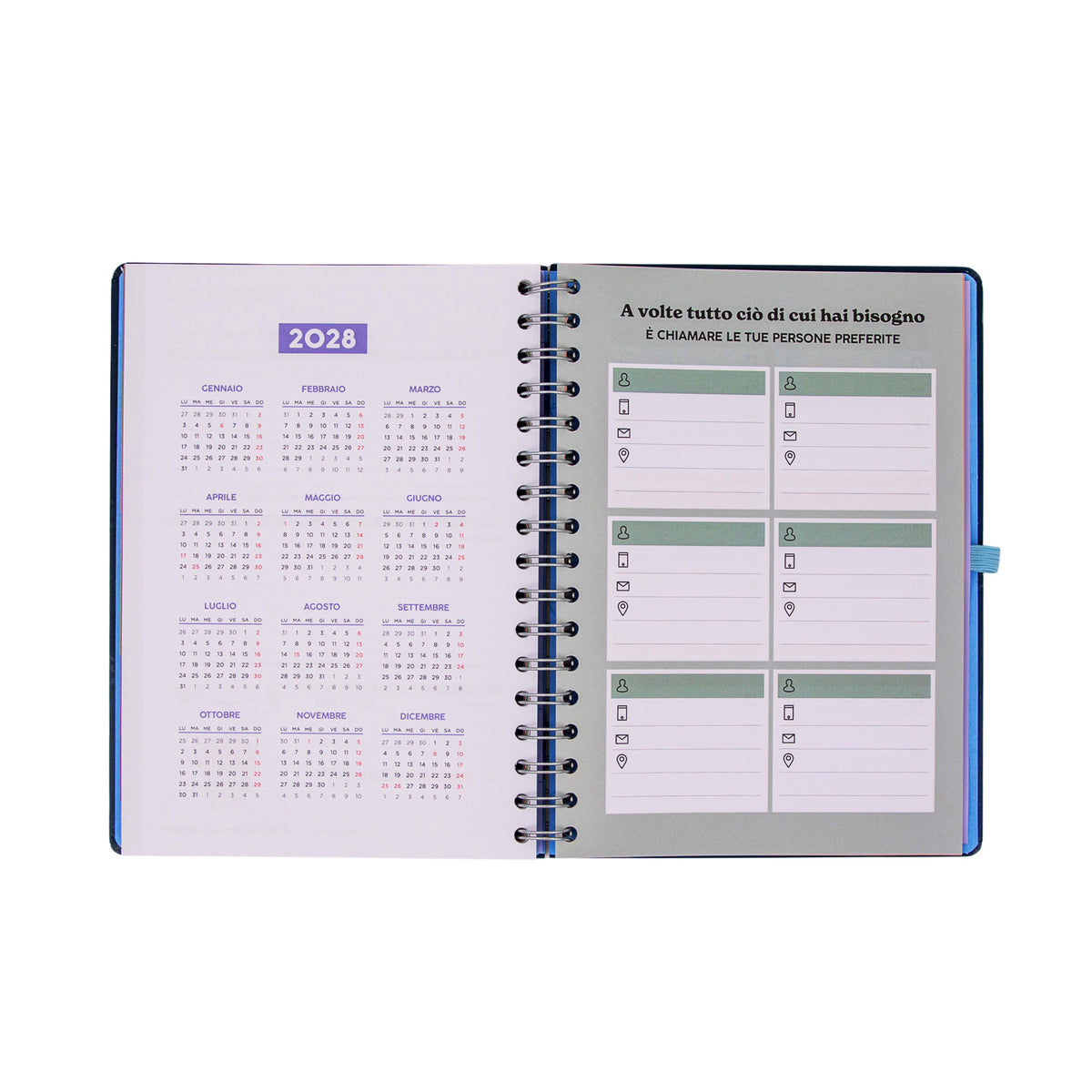 Agenda 2027 con righello interno Mr. Wonderful