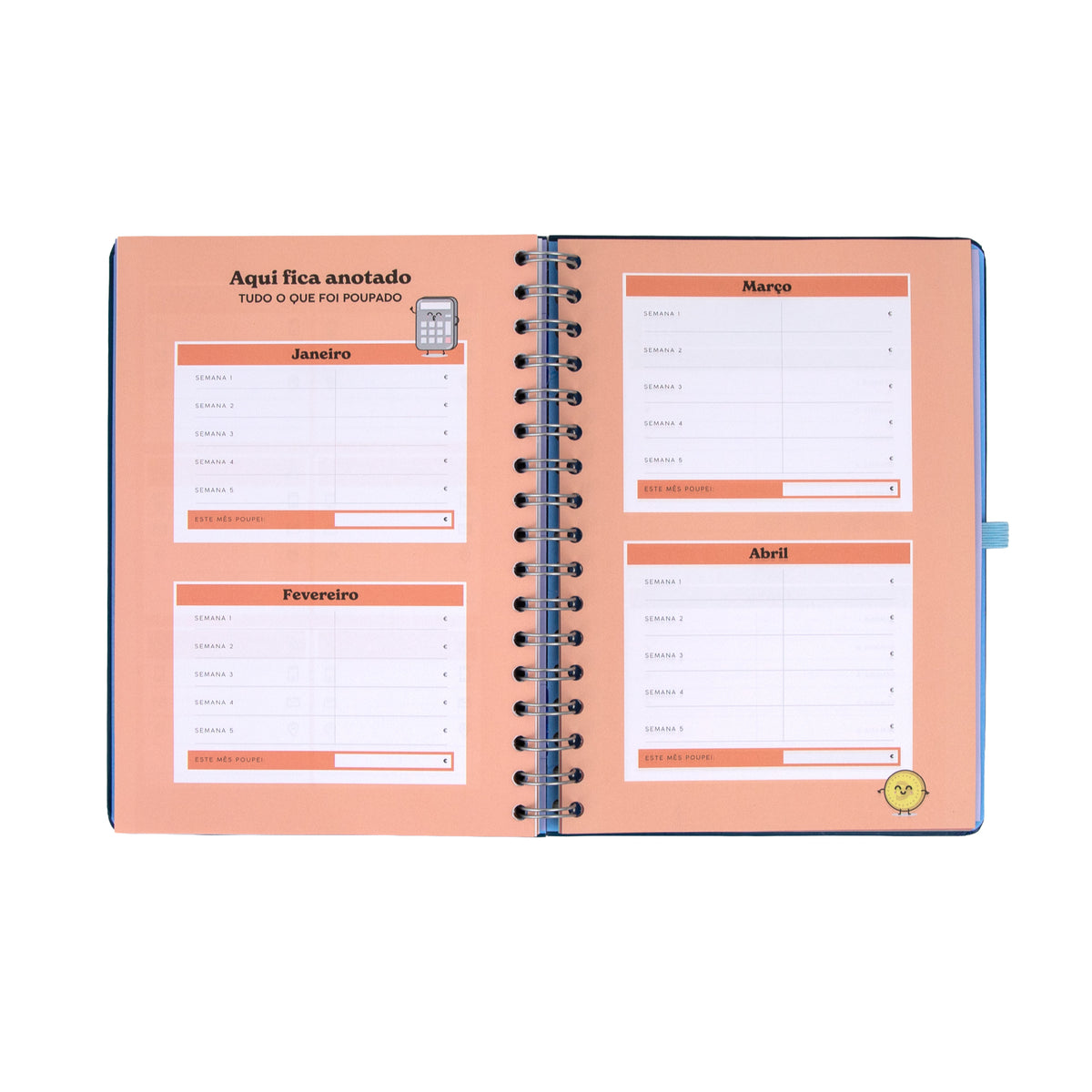 Agenda semanal grande Mr. Wonderful 2027