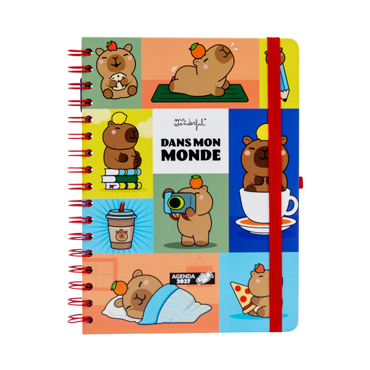 Agenda hebdomadaire 2027 Mr. Wonderful Dans Mon Monde