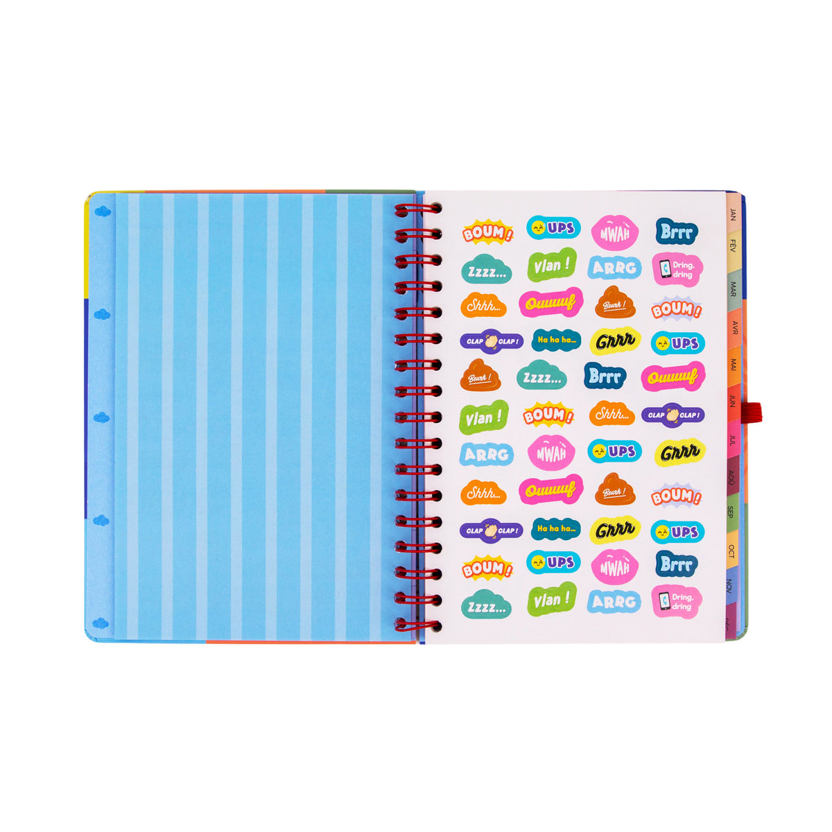 Agenda hebdomadaire Dans mon monde Mr. Wonderful