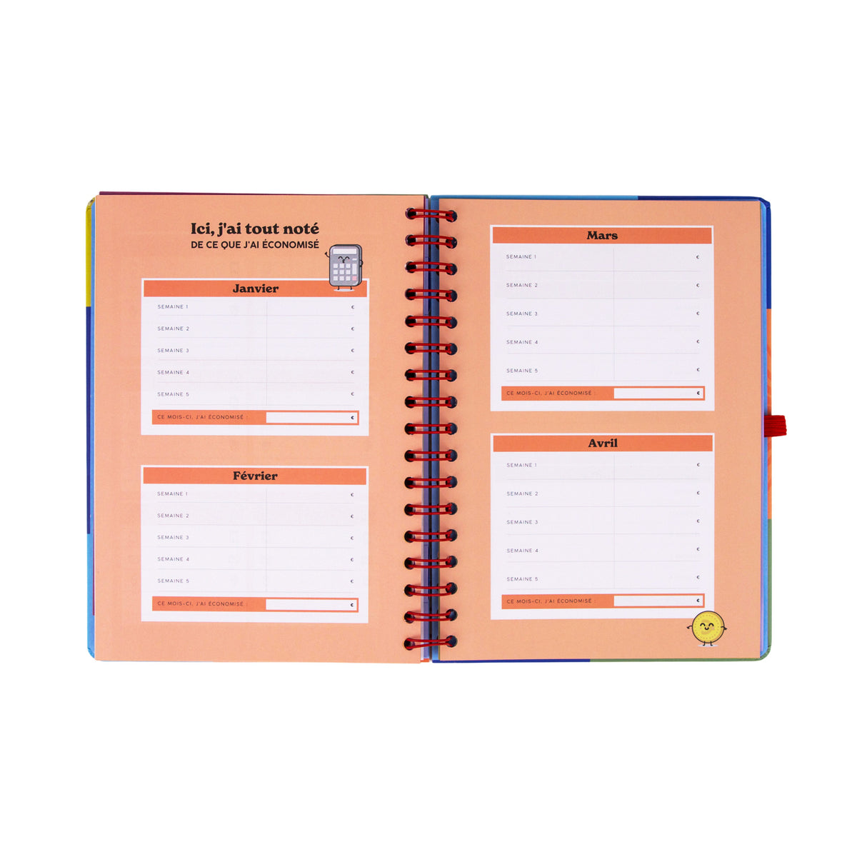Agenda compacte hebdomadaire Mr. Wonderful 2027