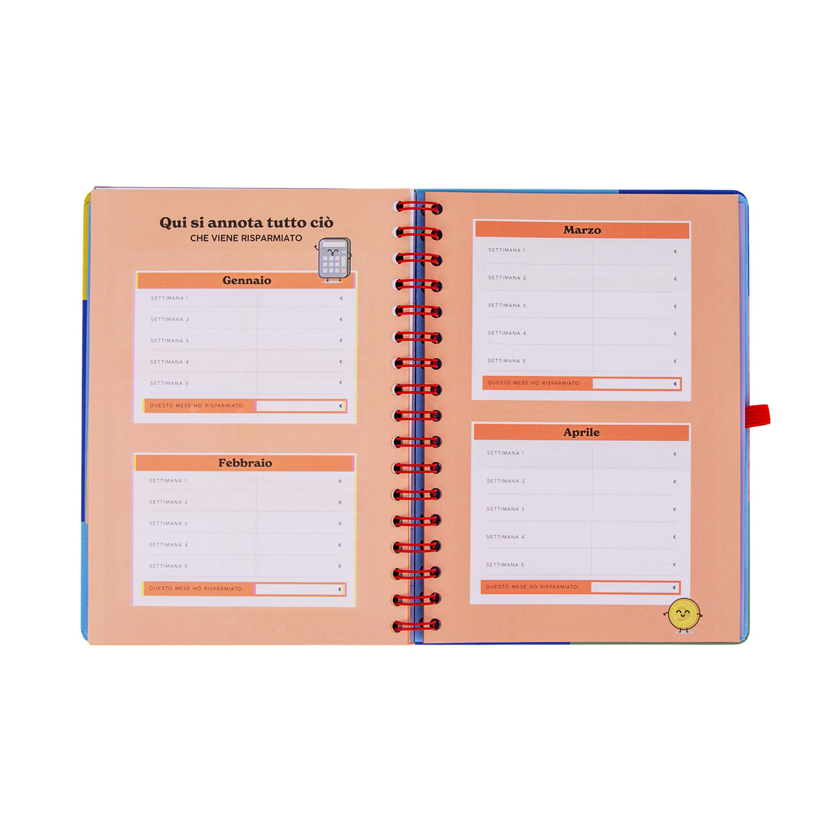 Agenda compatta settimanale Mr. Wonderful 2027
